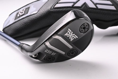 Left Handed PXG 0311 XF Gen5 #4 Hybrid / 22 Degree / Regular Flex Denali Blue 80 Shaft
