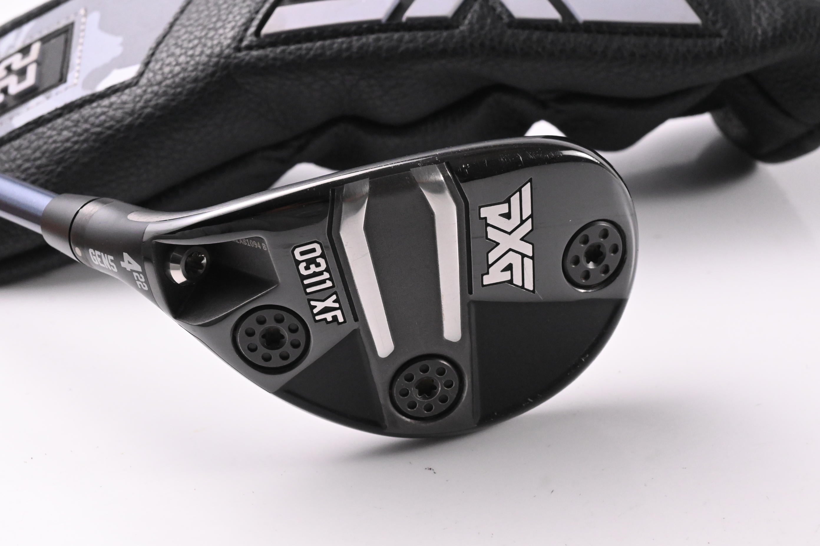 Left Handed PXG 0311 XF Gen5 #4 Hybrid / 22 Degree / Regular Flex Denali Blue 80 Shaft