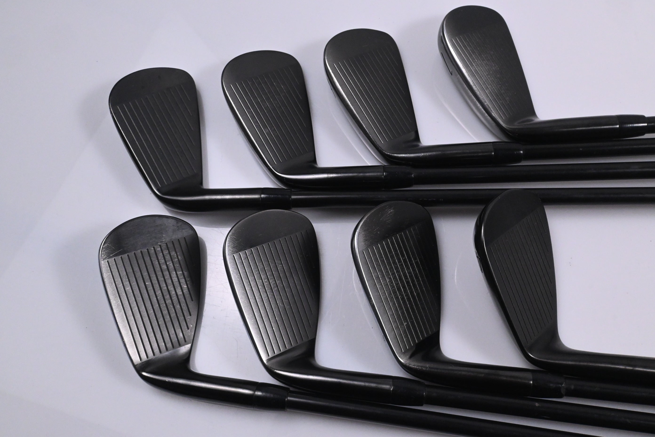 Titleist T200 Ltd Edition Black Irons / 4-PW+48° / Stiff Flex AMT Black S300