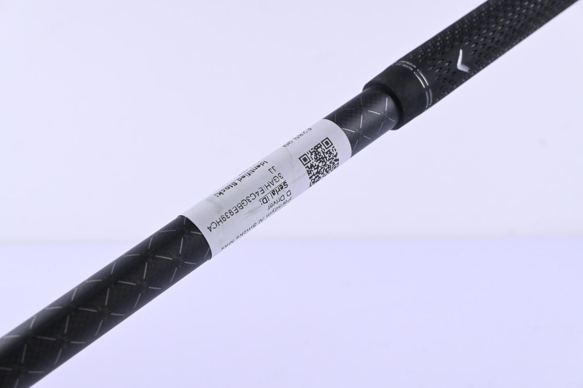 Callaway Paradym Ai Smoke Max D Driver / 9 Degree / Stiff Flex Tensei 1K Black