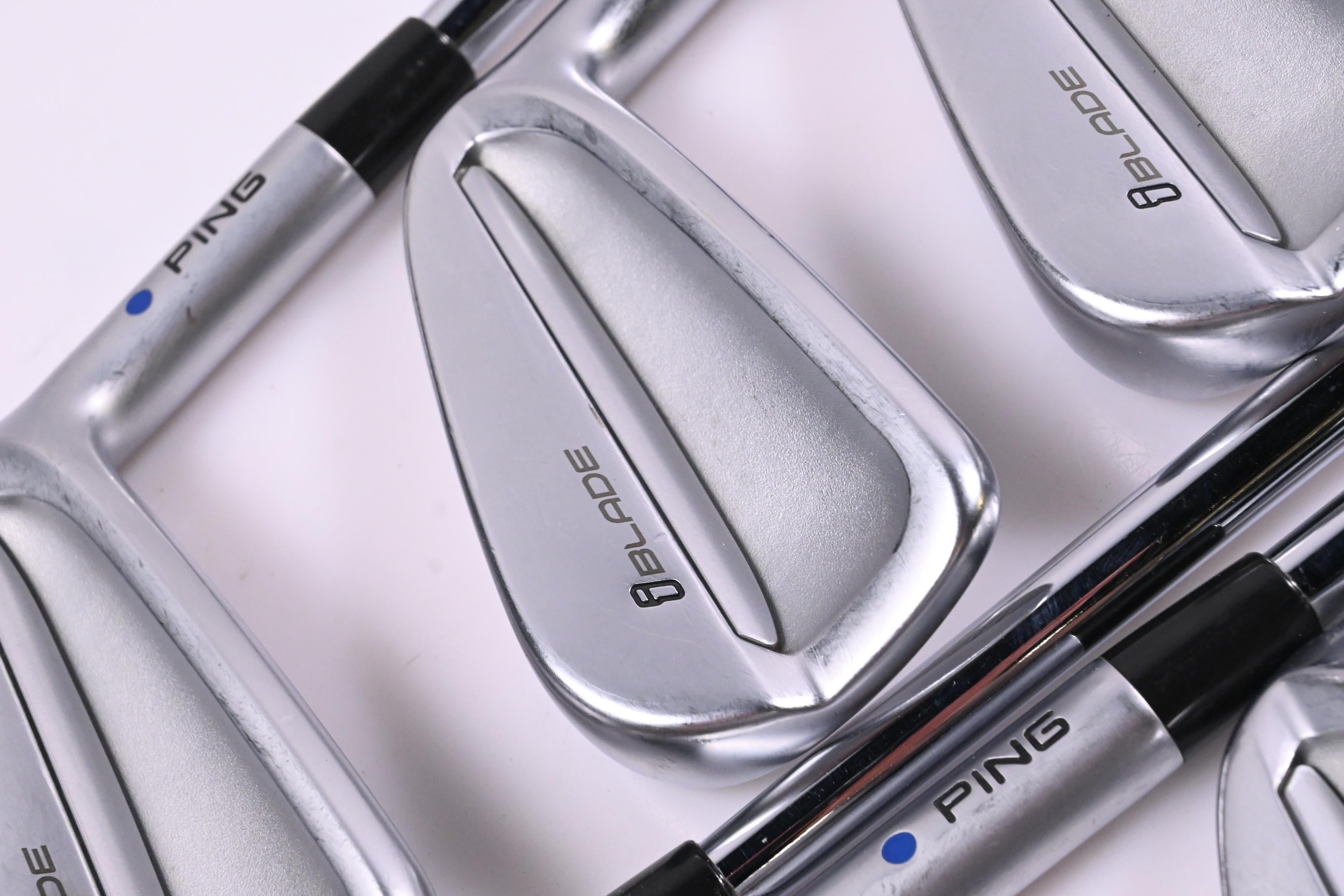 Ping iBlade Irons / 4-PW / Blue Dot / Stiff Flex N.S.Pro Modus³ Tour 120 Shafts