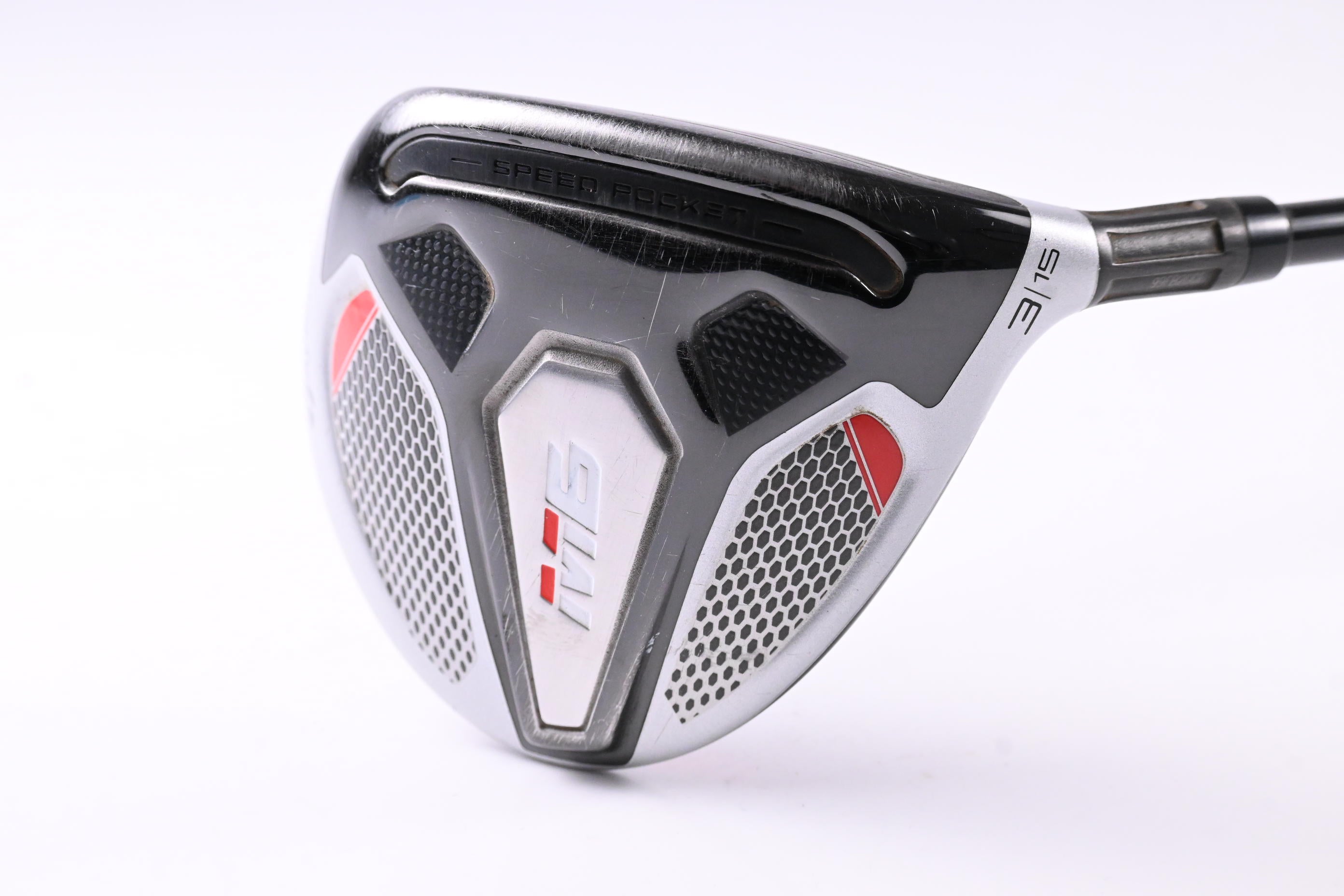 Taylormade M6 #3 Wood / 15 Degree / Stiff Flex Atmos Orange 6 Shaft