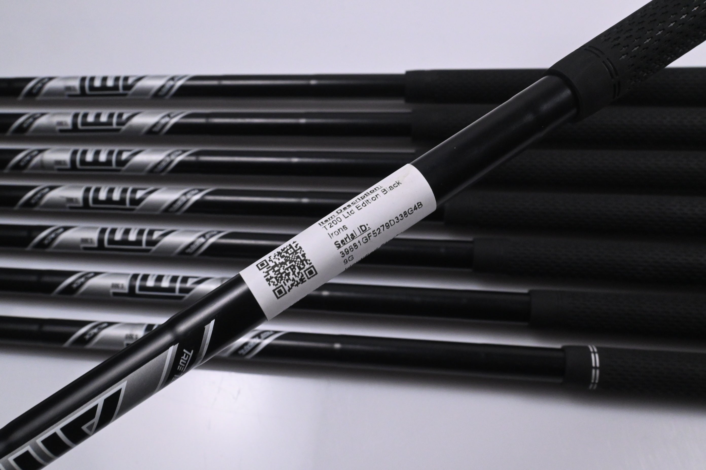 Titleist T200 Ltd Edition Black Irons / 4-PW+48° / Stiff Flex AMT Black S300