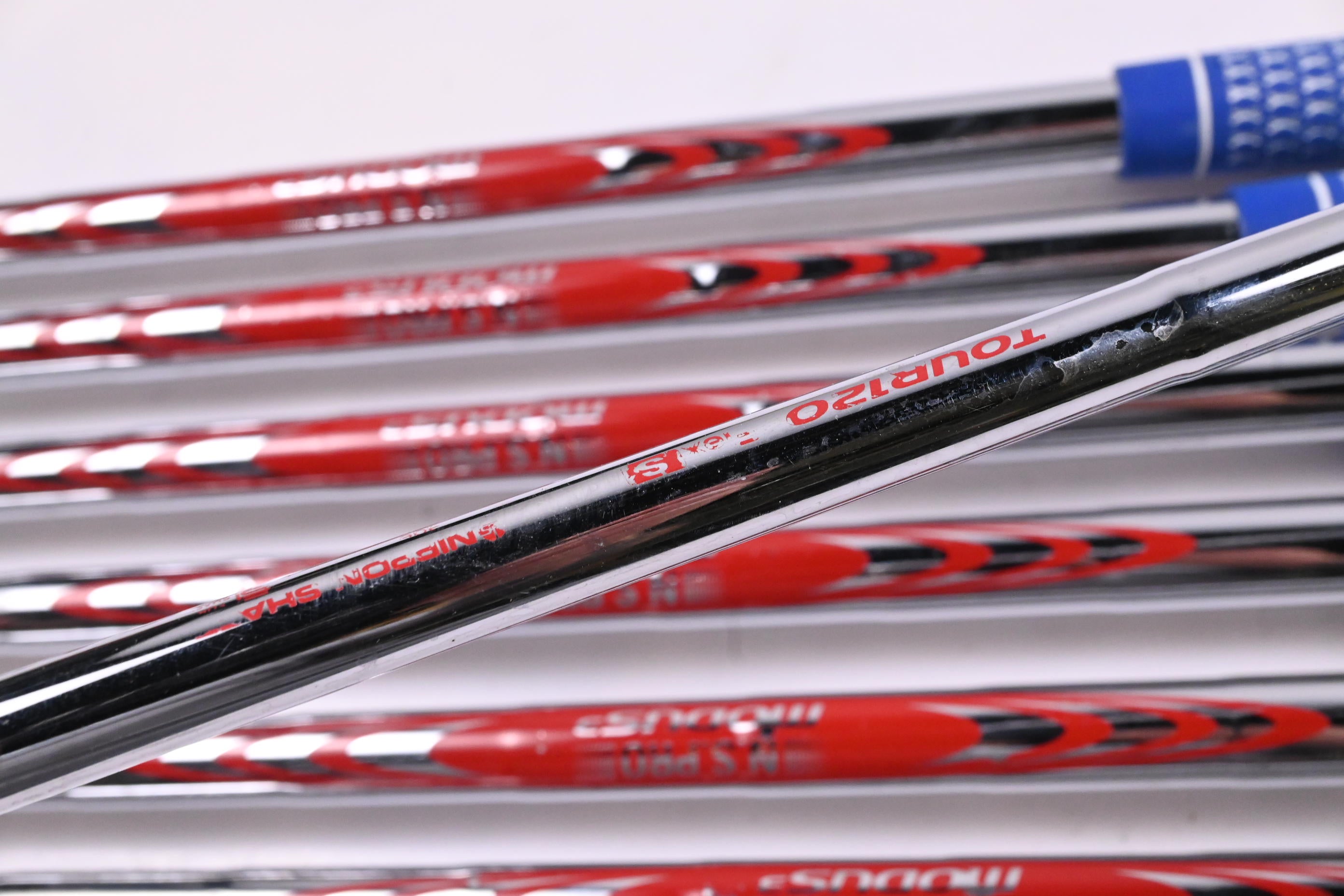 Ping iBlade Irons / 4-PW / Blue Dot / Stiff Flex N.S.Pro Modus³ Tour 120 Shafts