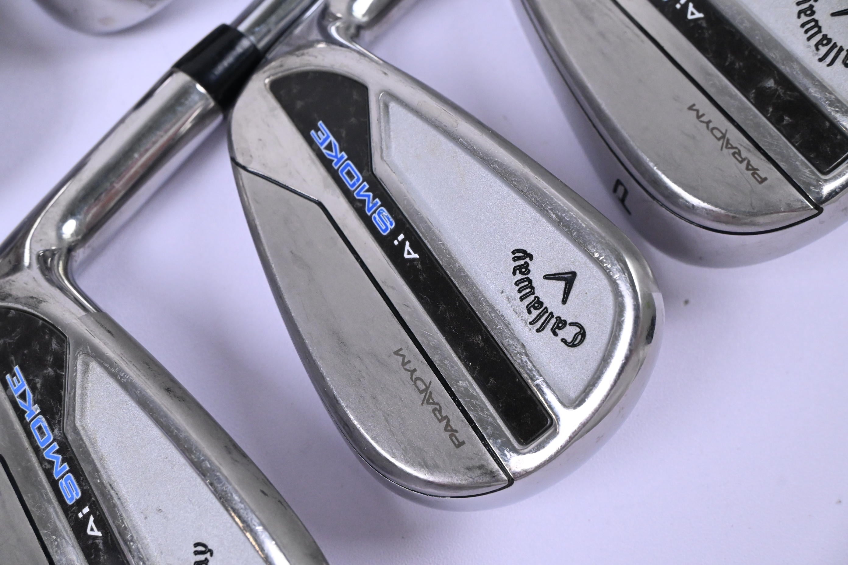 Callaway Paradym Ai Smoke Irons / 5-PW / Regular Flex Elevate MPH 85 Shafts