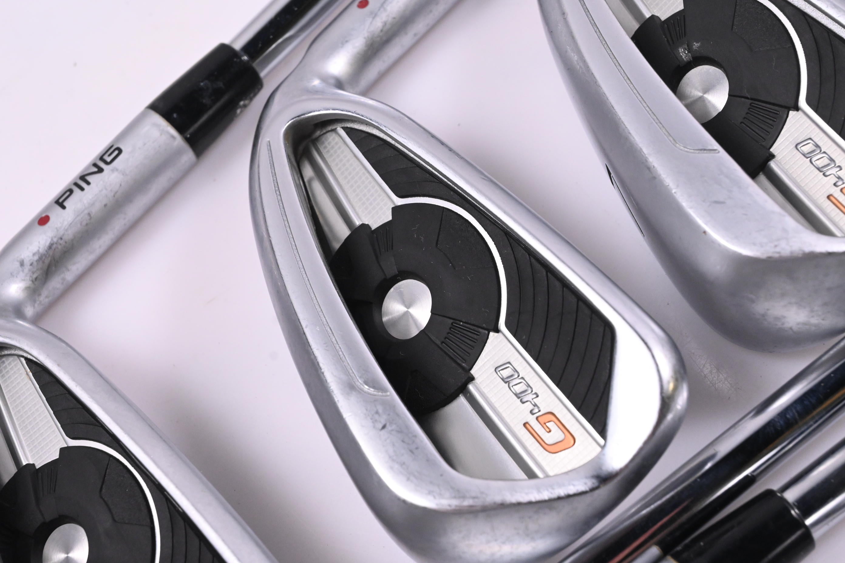 Ping G400 Irons / 5-PW+GW / Maroon Dot / X-Flex Ping AWT 2.0 Shafts