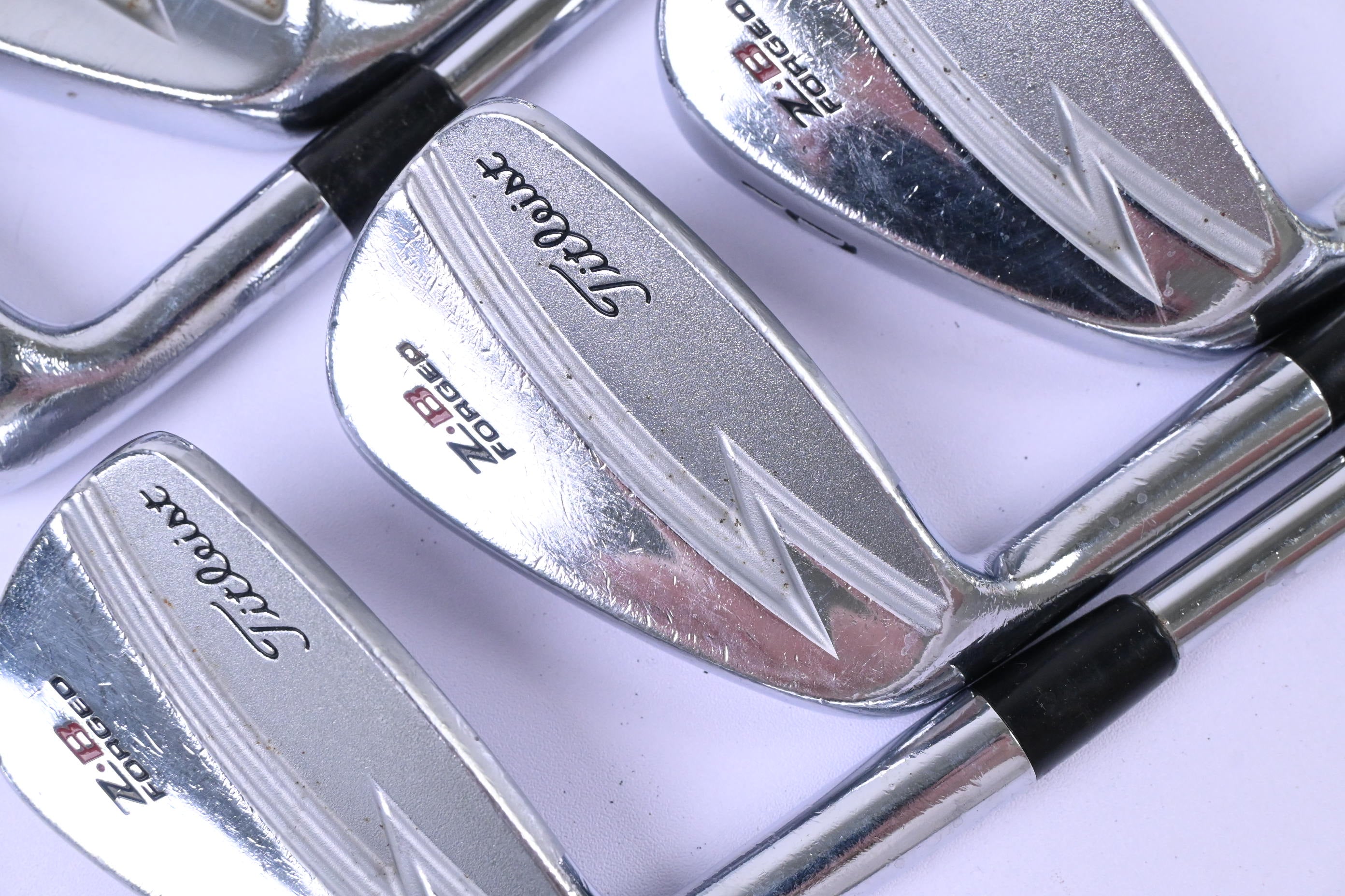 Left Hand Titleist ZB Forged Irons / 5-PW / X-Flex Dynamic Gold 100 Shafts