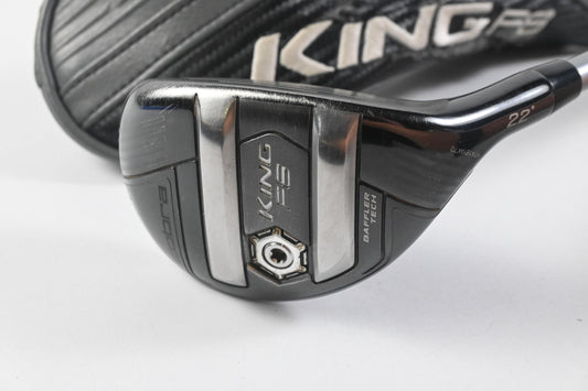 Cobra King F8 #4 Hybrid / 22 Degree / Stiff Flex Aldila Rogue Pro 75