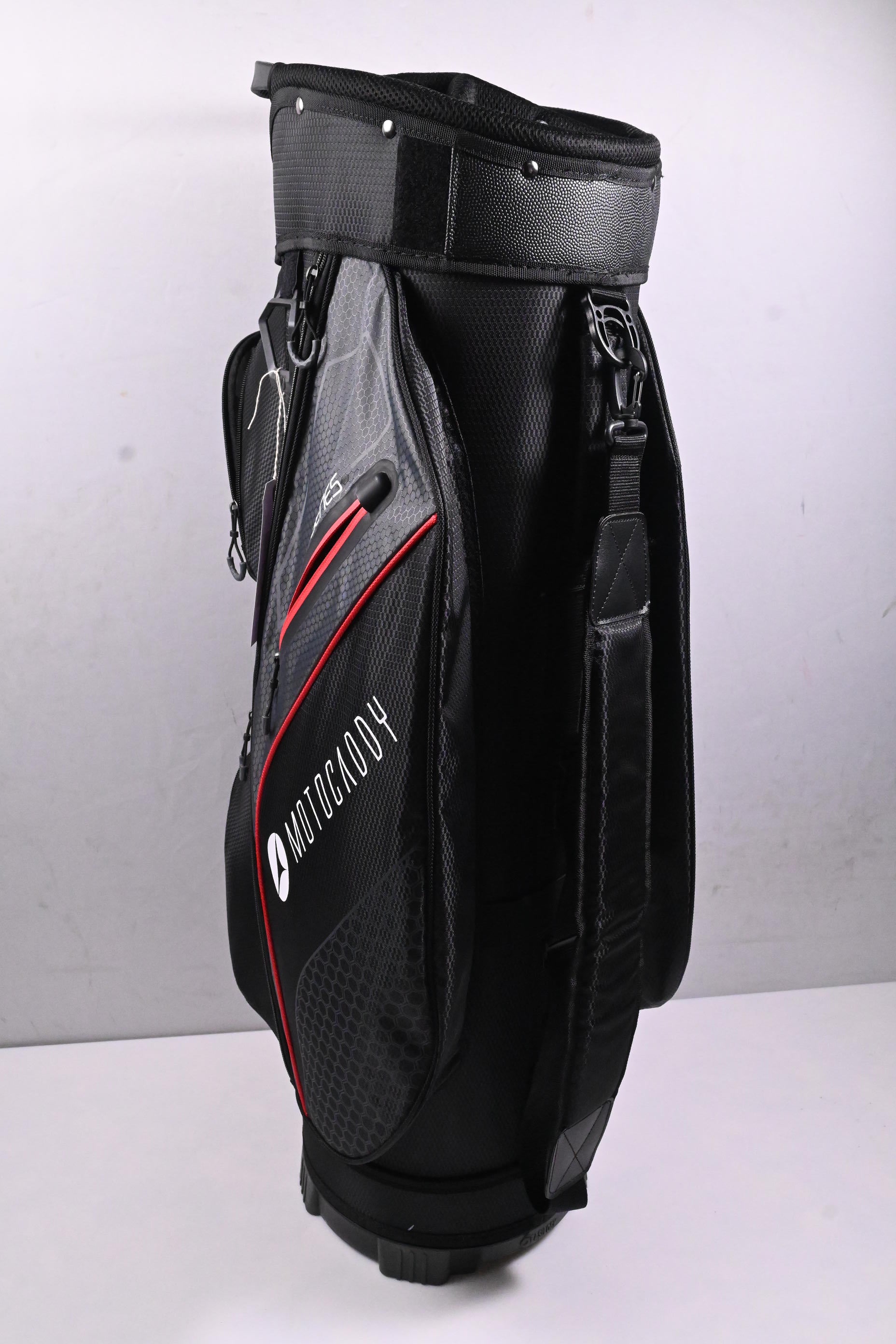 Motocaddy Lite Series Cart Bag / 14-Way Divider / Black, Red