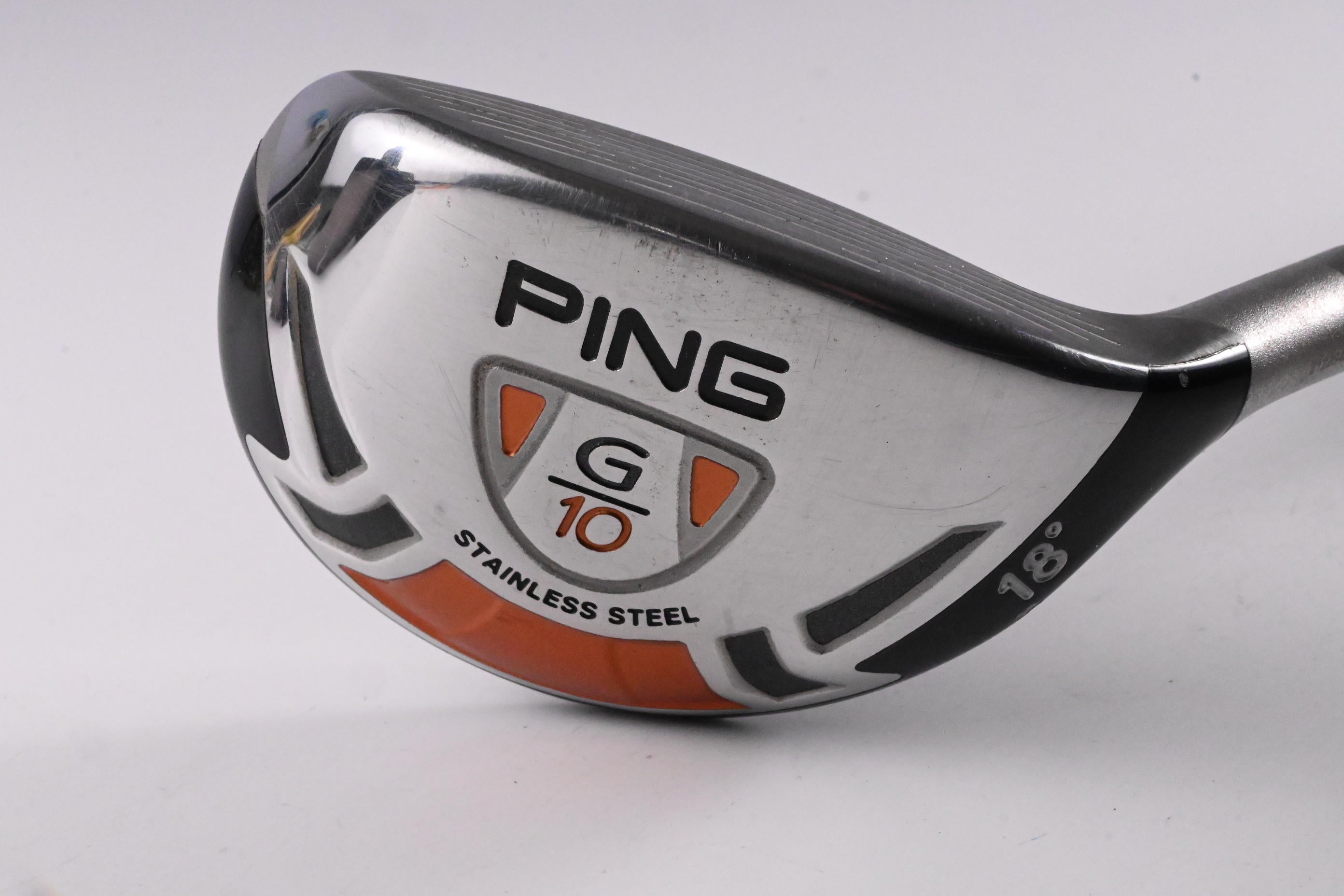 Ping G10 #2 Hybrid / 18 Degree / Stiff Flex Grafalloy Prolaunch Red Shaft