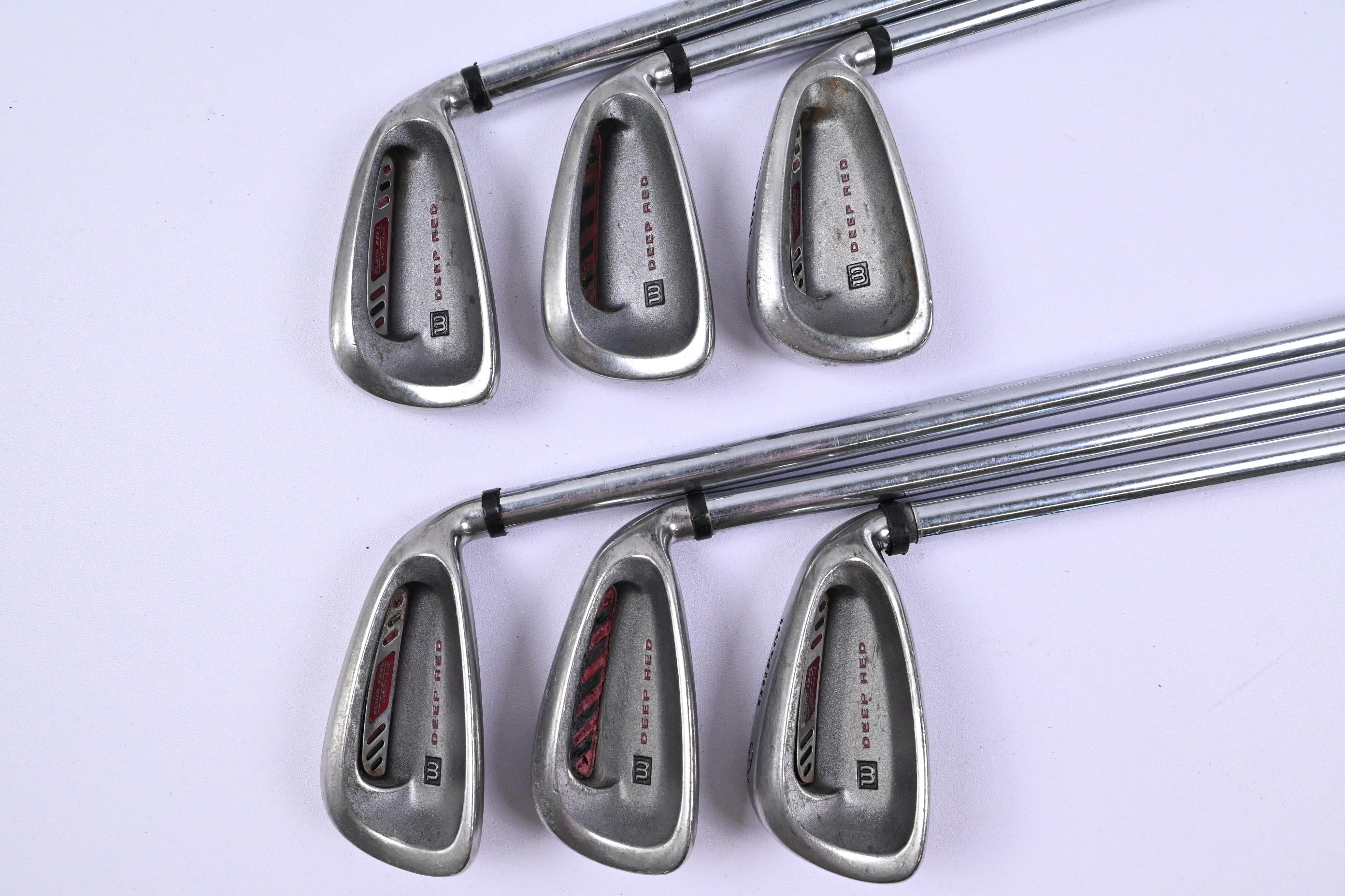 Wilson Deep Red Irons / 4-9 Iron / Regular Flex Fluid Feel Shafts