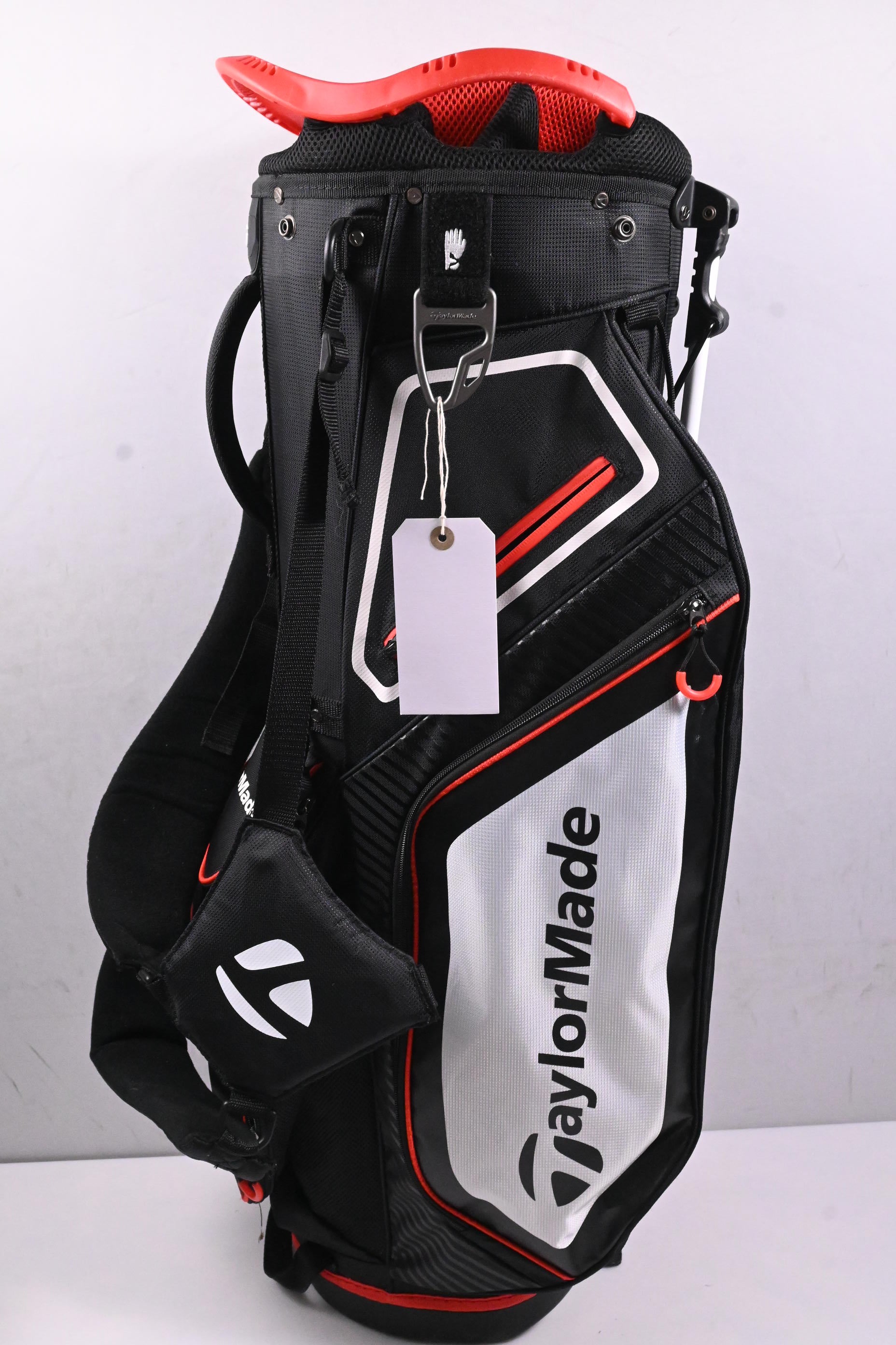 Taylormade Stand Bag / 5-Way Divider / Black, White, Red
