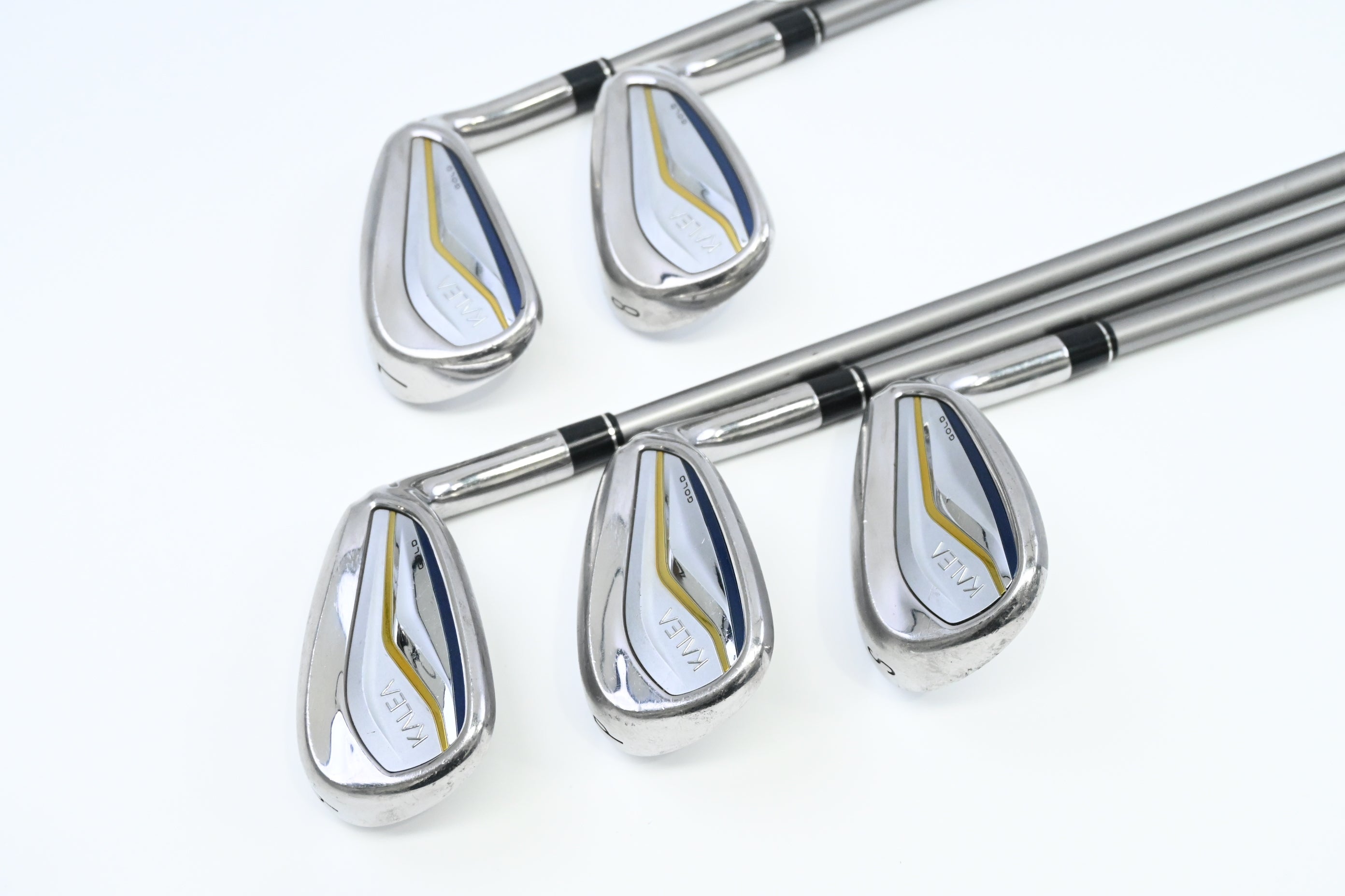 Ladies Taylormade Kalea Gold Irons / 7-PW+SW / Ladies Flex Taylormade 40 Shafts