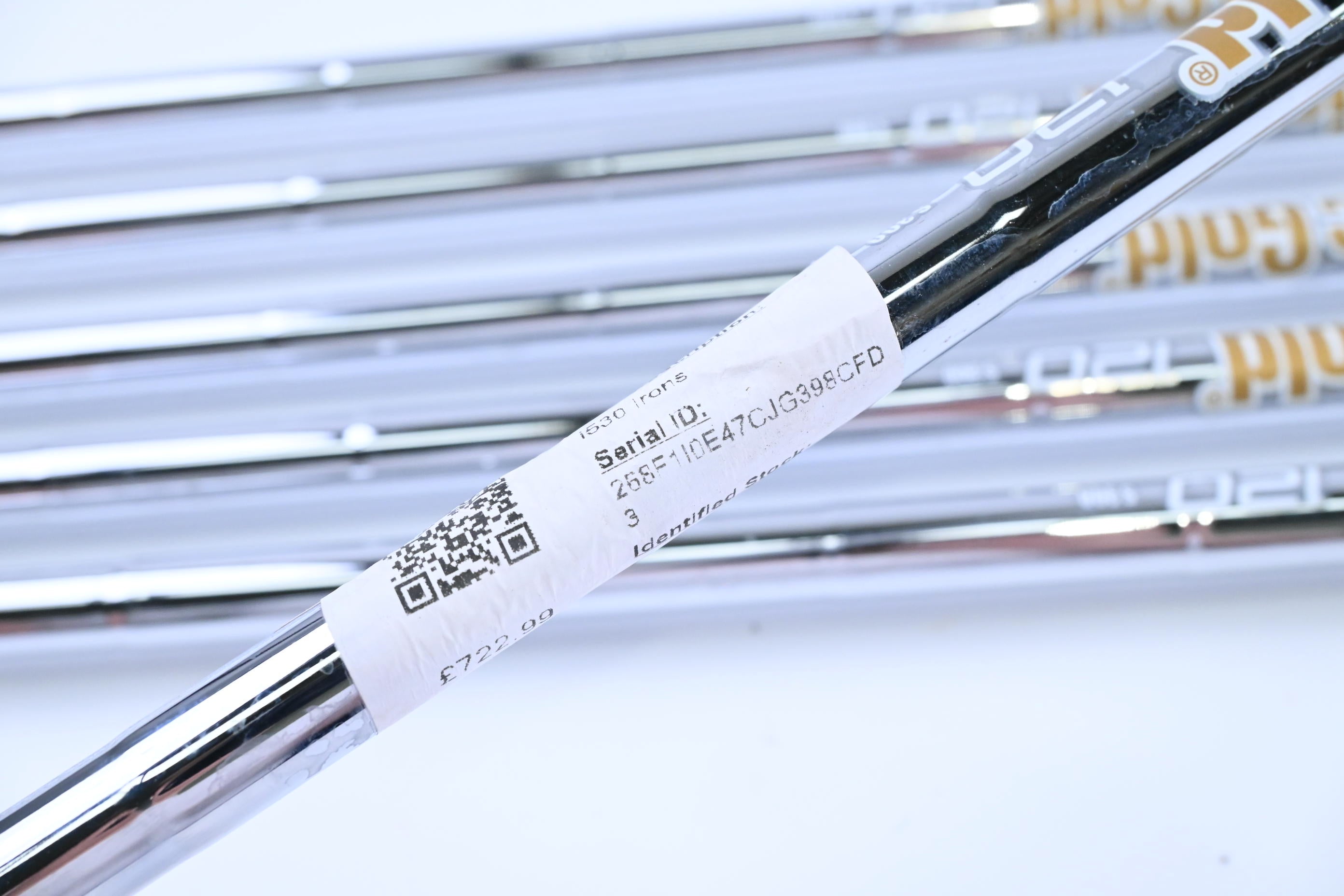 Ping i530 Irons / 6-PW+UW / Black Dot / Stiff Flex Dynamic Gold 105 S300 Shafts