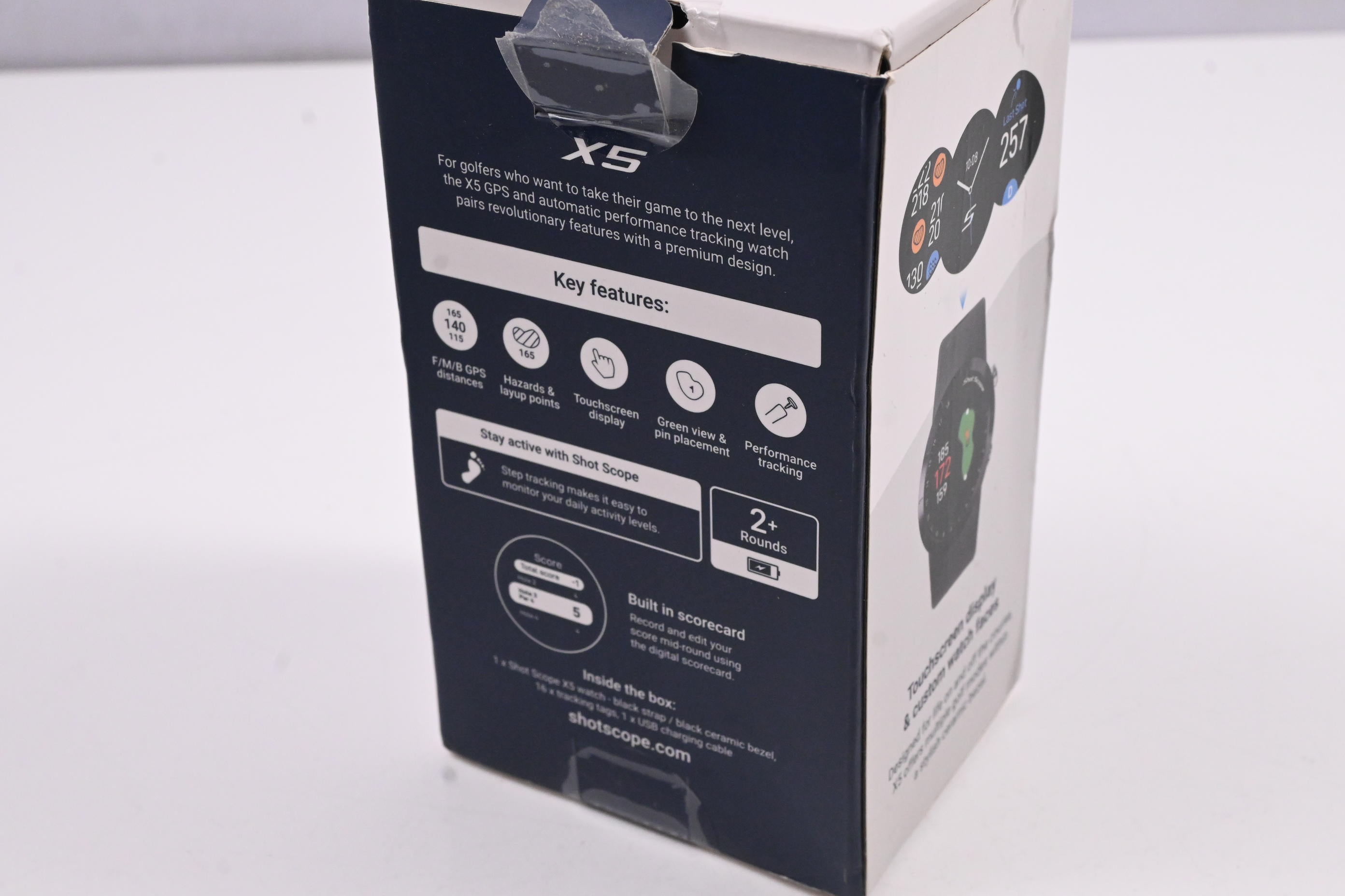 Shot Scope X5 Premium Prestige Black / GPS Watch