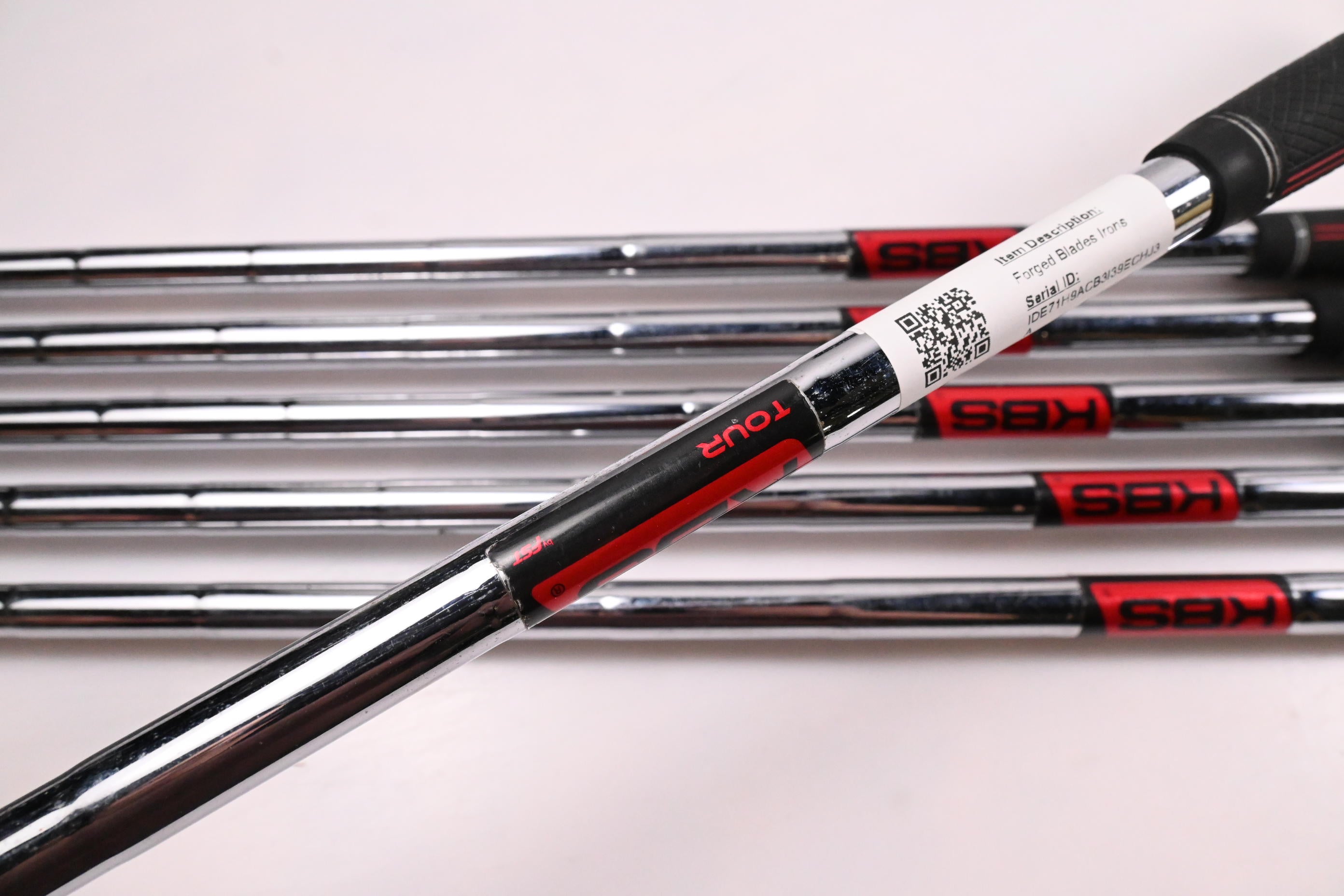 Nike Forged Blades Irons / 4-9i / Regular Flex KBS Tour Shaft