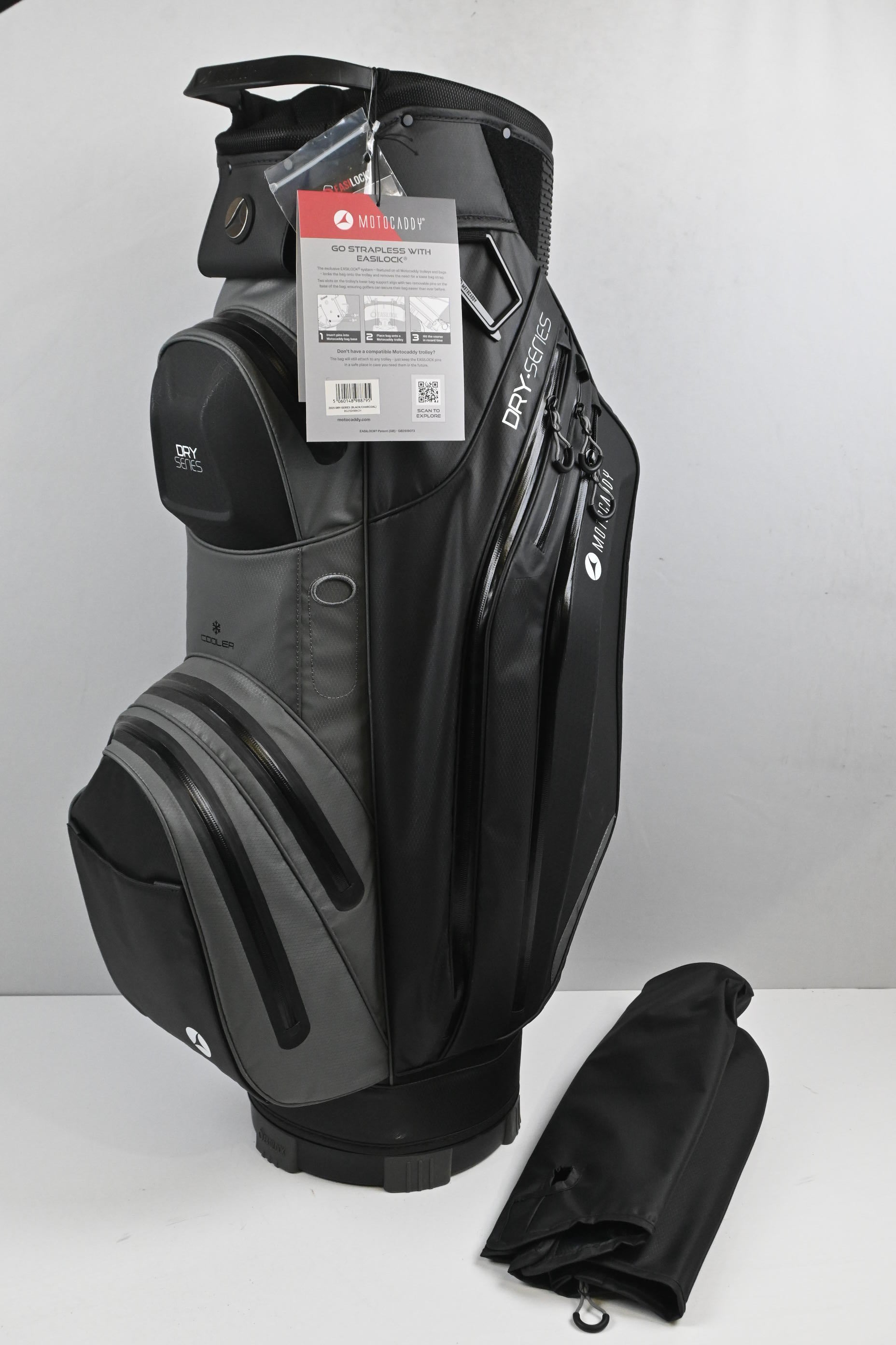 Motocaddy Dry Series Cart Bag / 14-Way Divider / Black