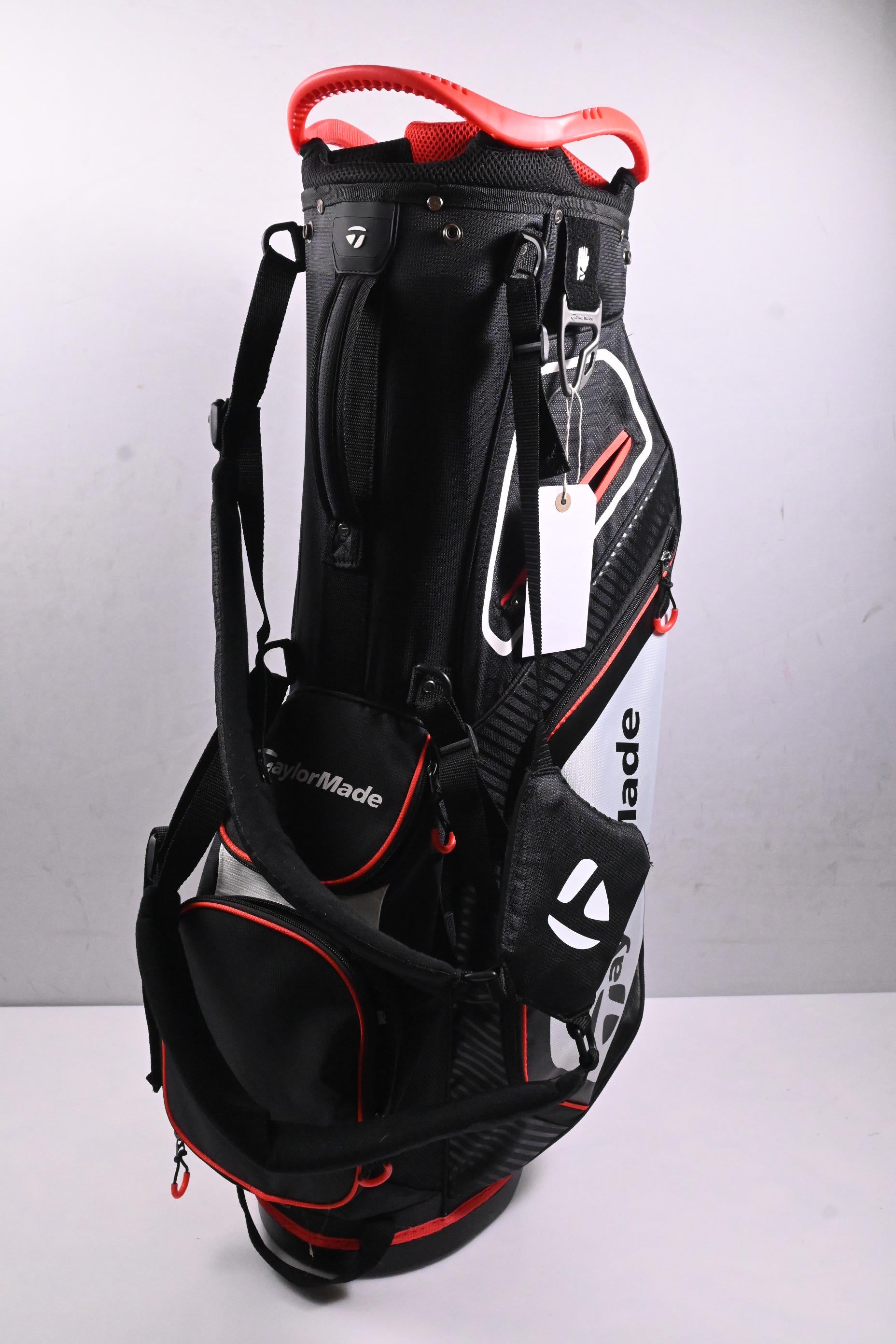Taylormade Stand Bag / 5-Way Divider / Black, White, Red