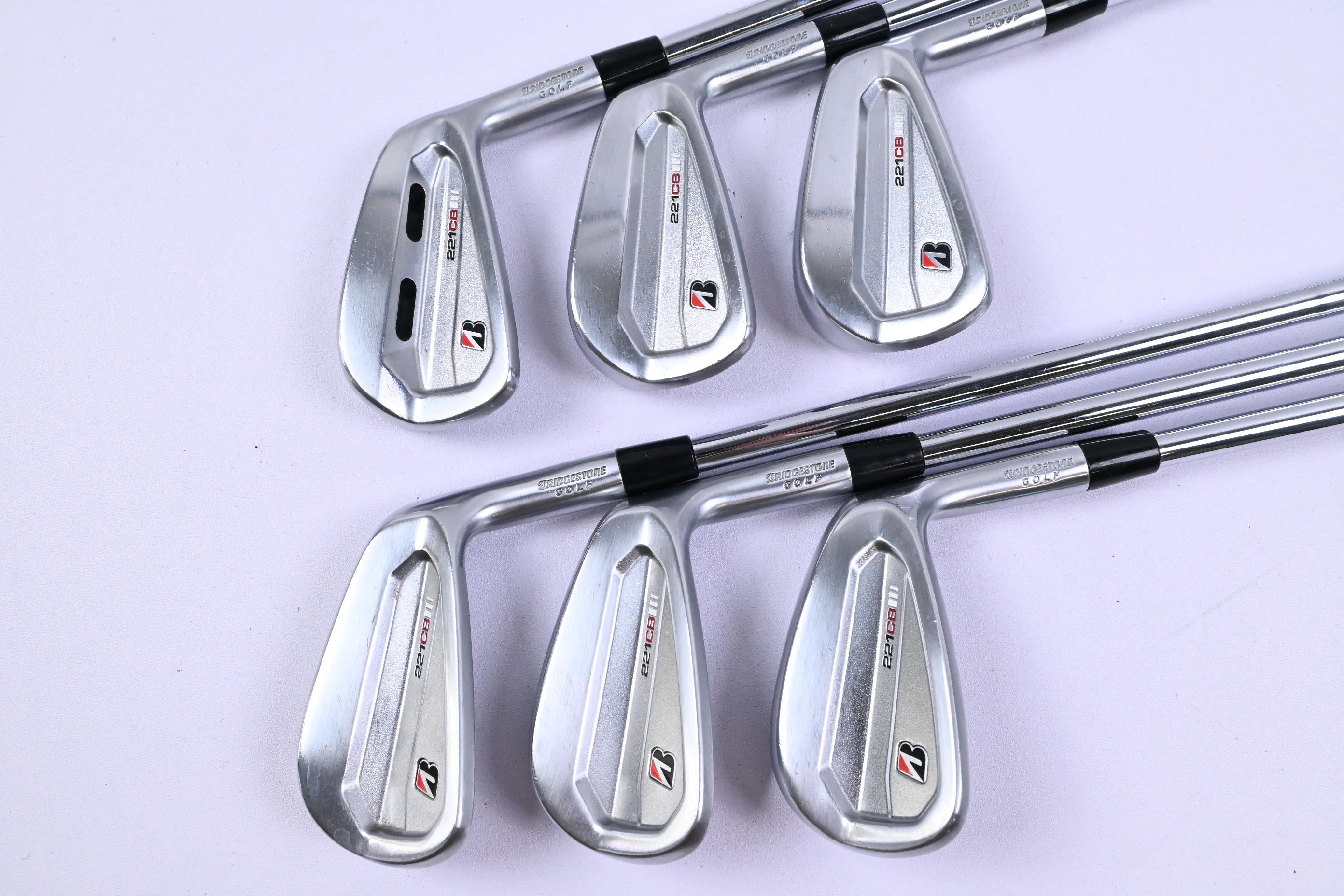 Bridgestone 221 CB Irons / 5-PW / Stiff Flex N.S.Pro Modus 3 Tour 105 Shafts