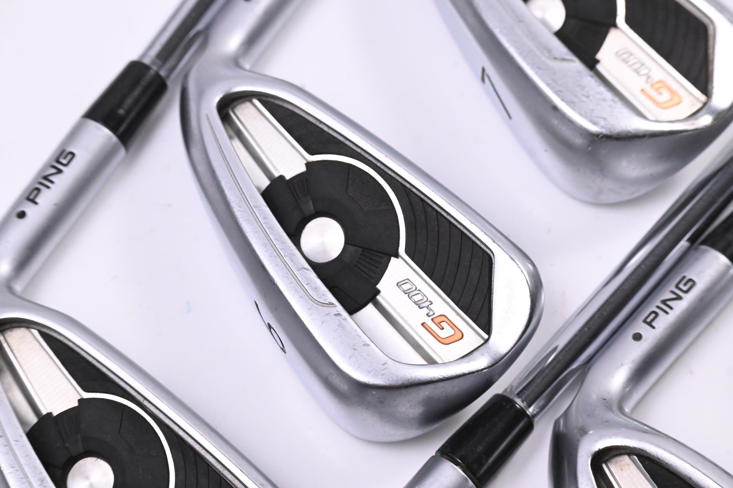 Ping G400 Irons / 5-PW / Black Dot / Regular Flex Ping AWT 2.0 Shafts
