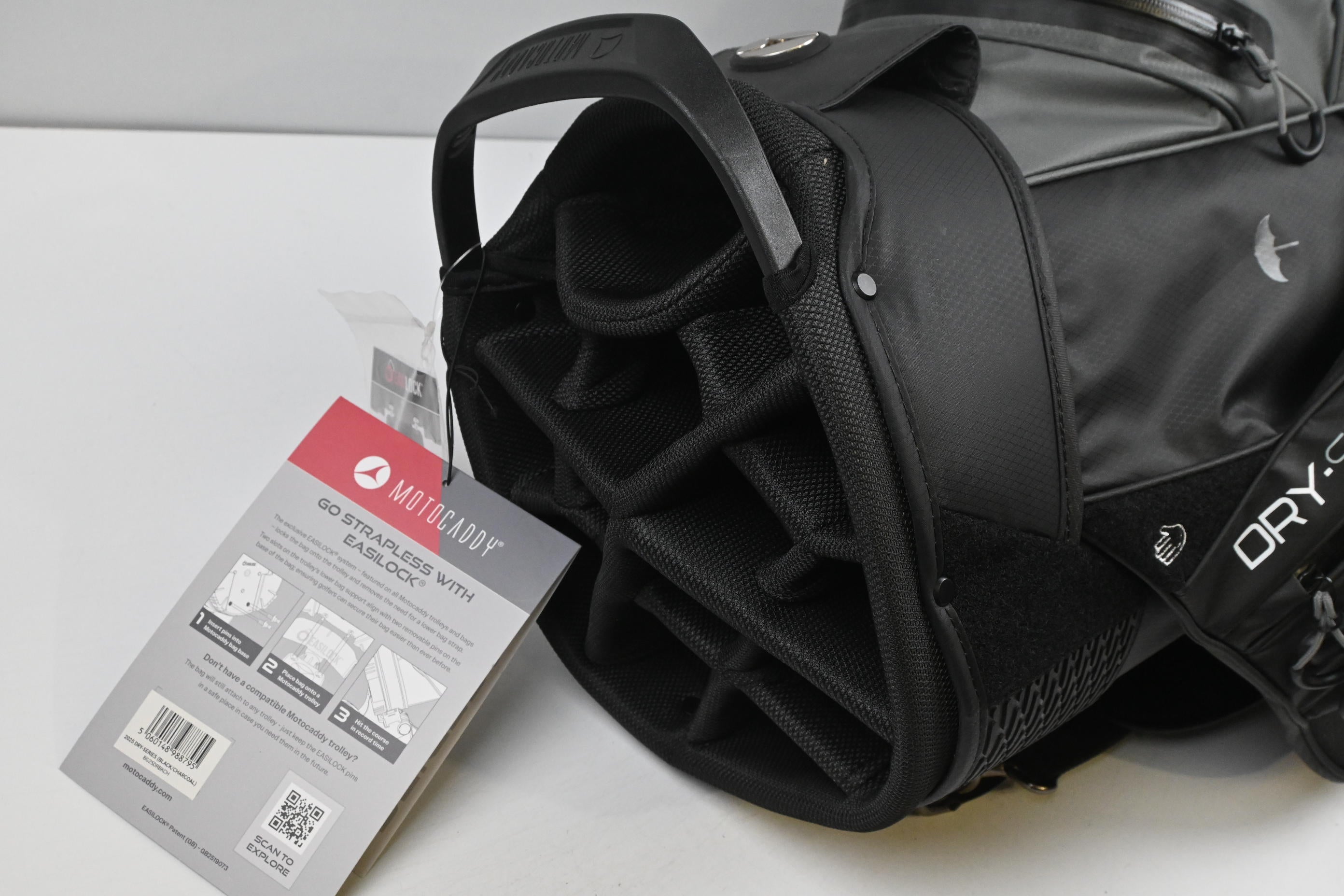 Motocaddy Dry Series Cart Bag / 14-Way Divider / Black