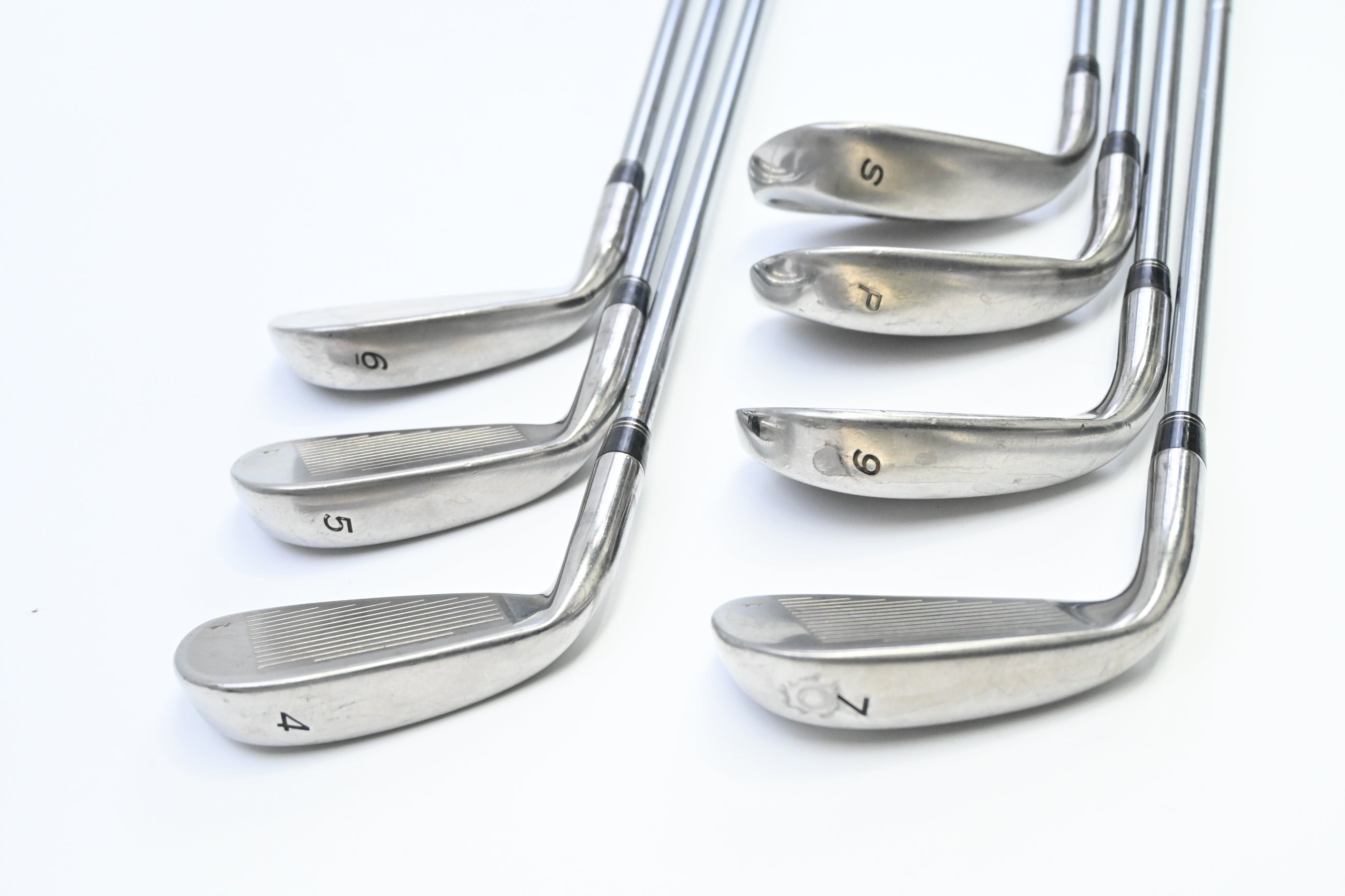 Taylormade Burner XD Irons / 4-PW+SW, Missing 8 iron / Regular Flex Reax 90