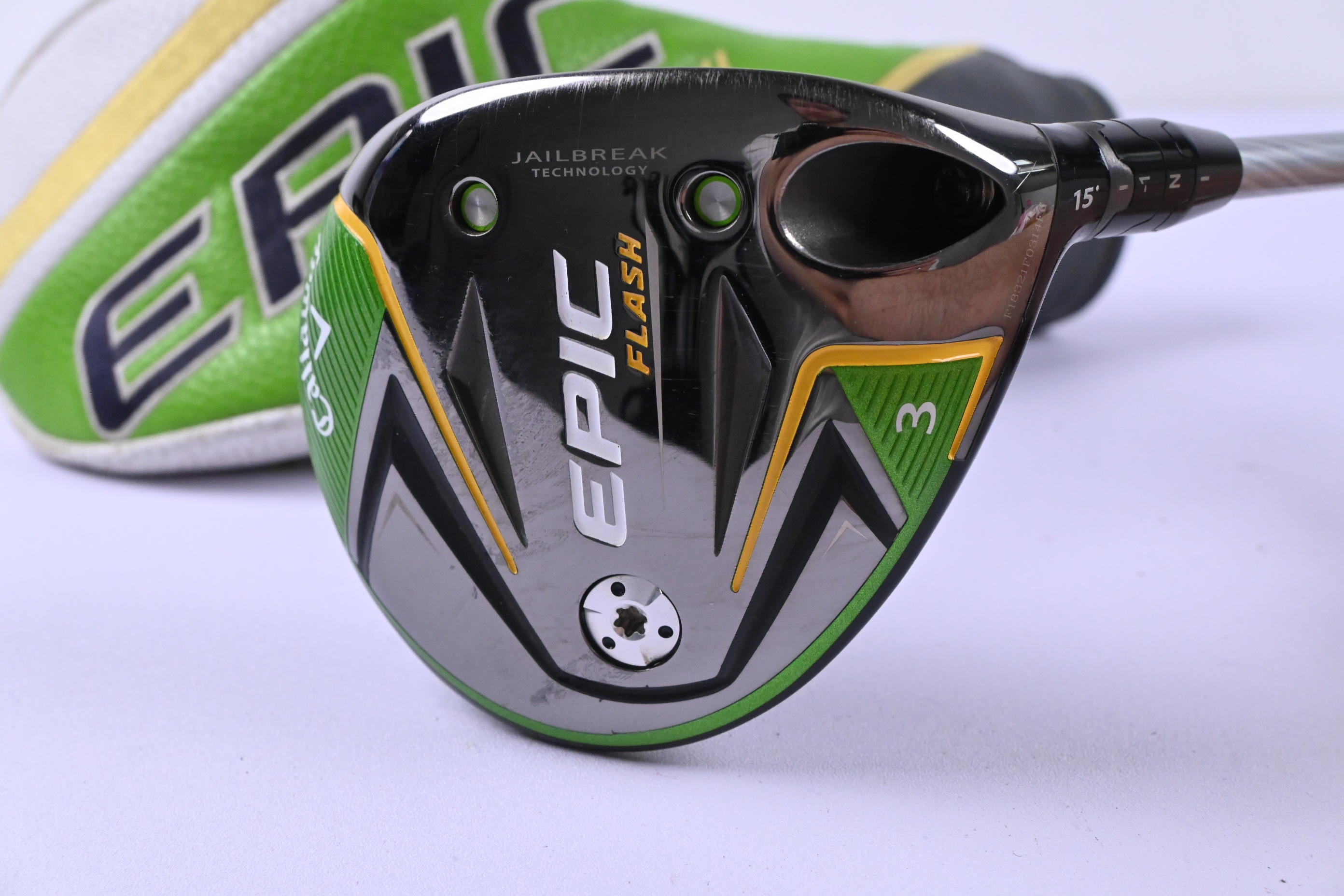 Callaway Epic Flash #3 Wood / 15 Degree / Stiff Flex Project X Evenflow 65 Shaft