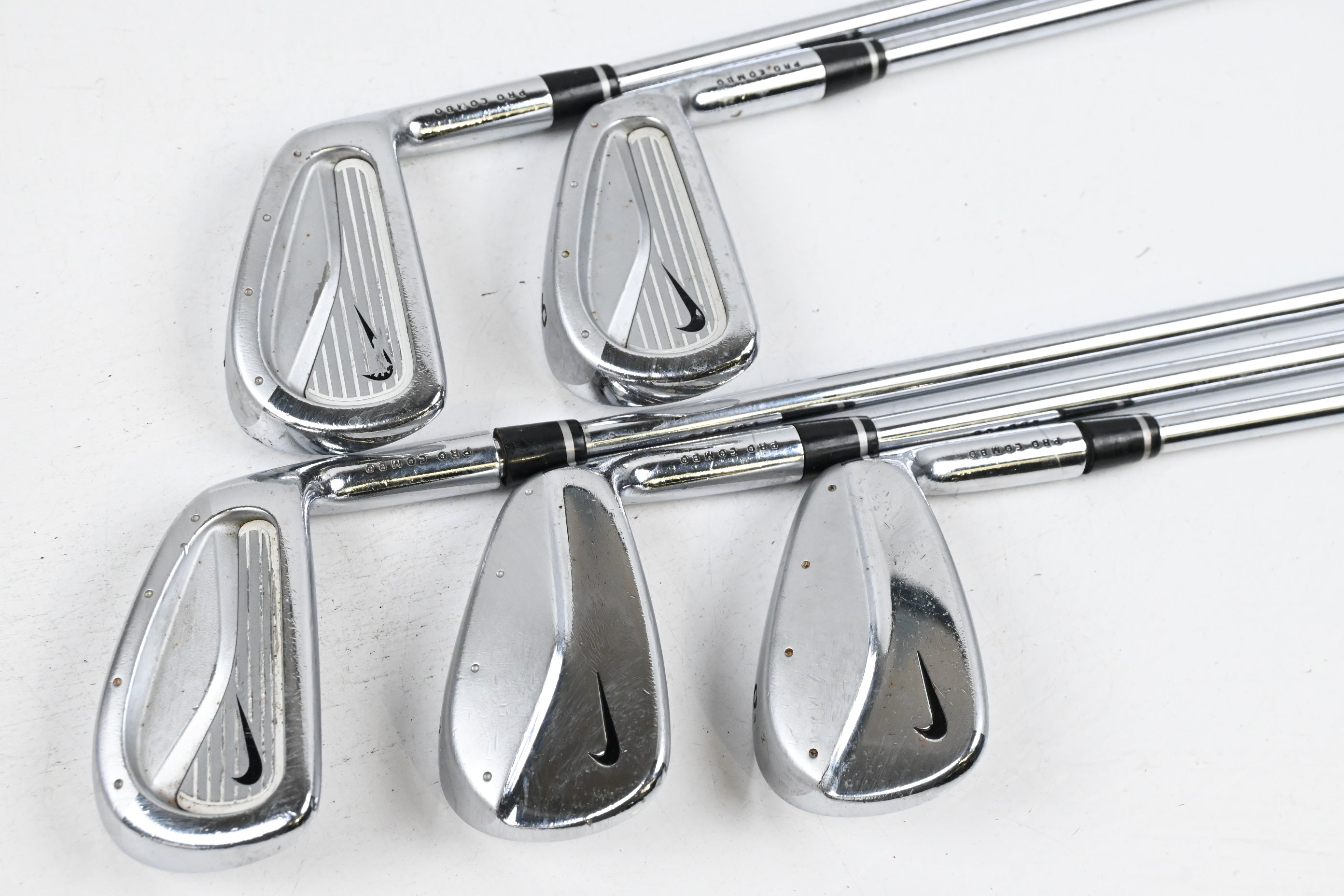 Nike Forged Pro Combo Irons / 5-9i / Stiff Flex Steel Shafts
