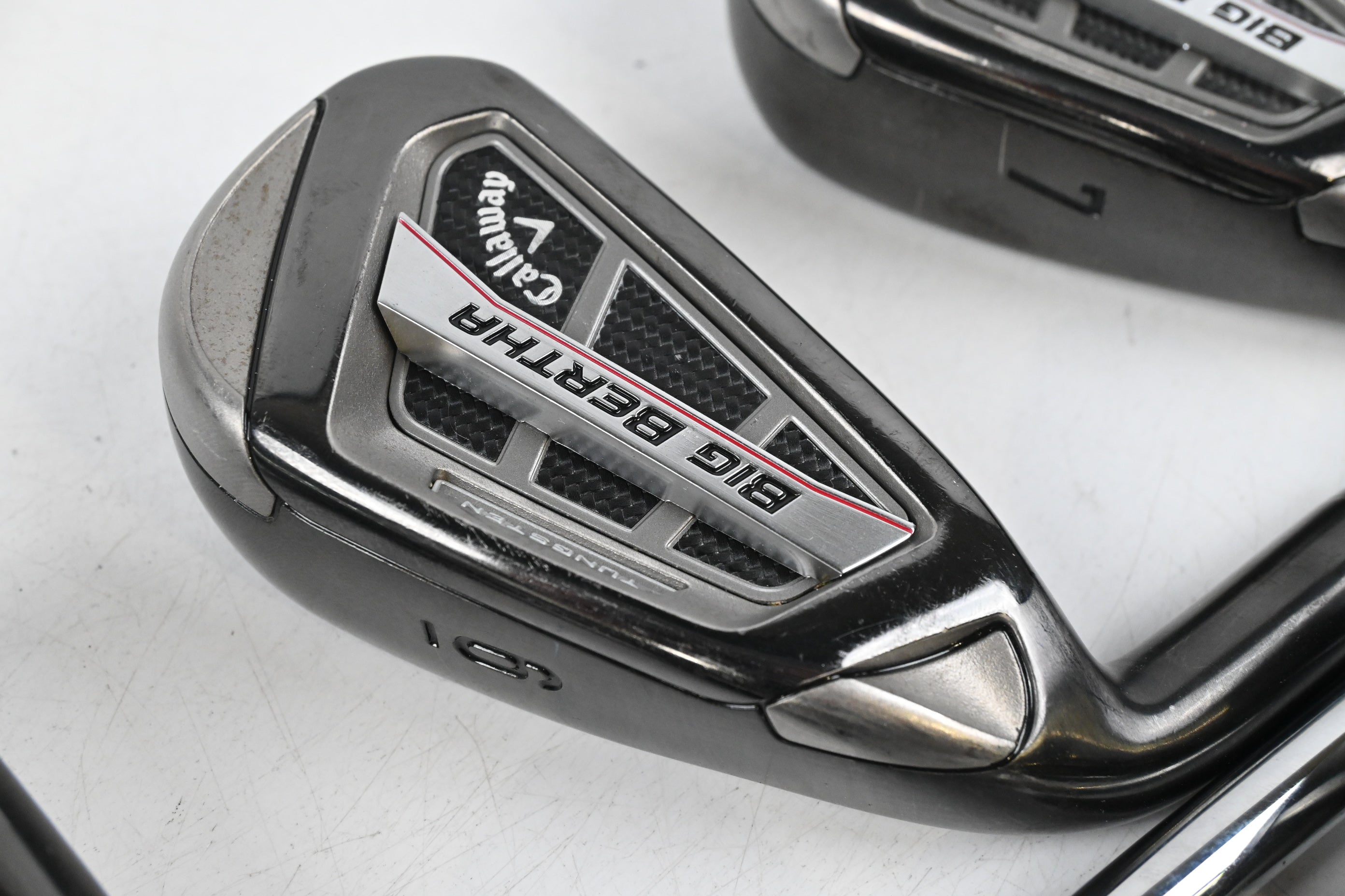 Left Hand Callaway Big Bertha 2015 Irons / 5-PW+SW / Regular Flex XP 95 Shafts