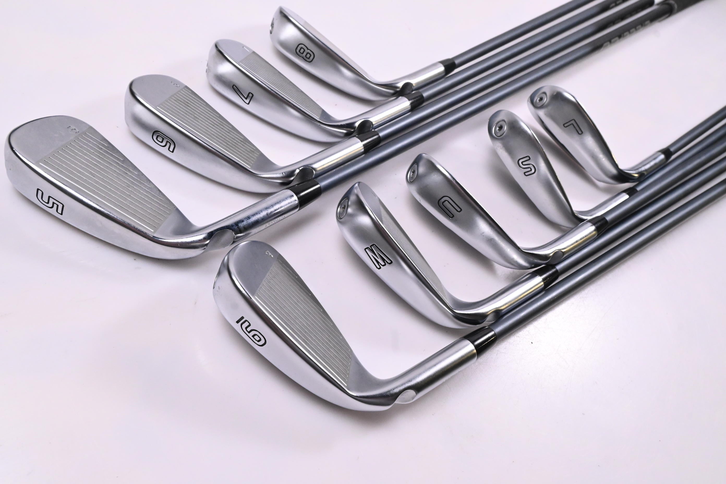 Ping G425 Irons / 5-PW+GW+SW+LW / Green Dot / Regular Flex Ping Alta CB Slate