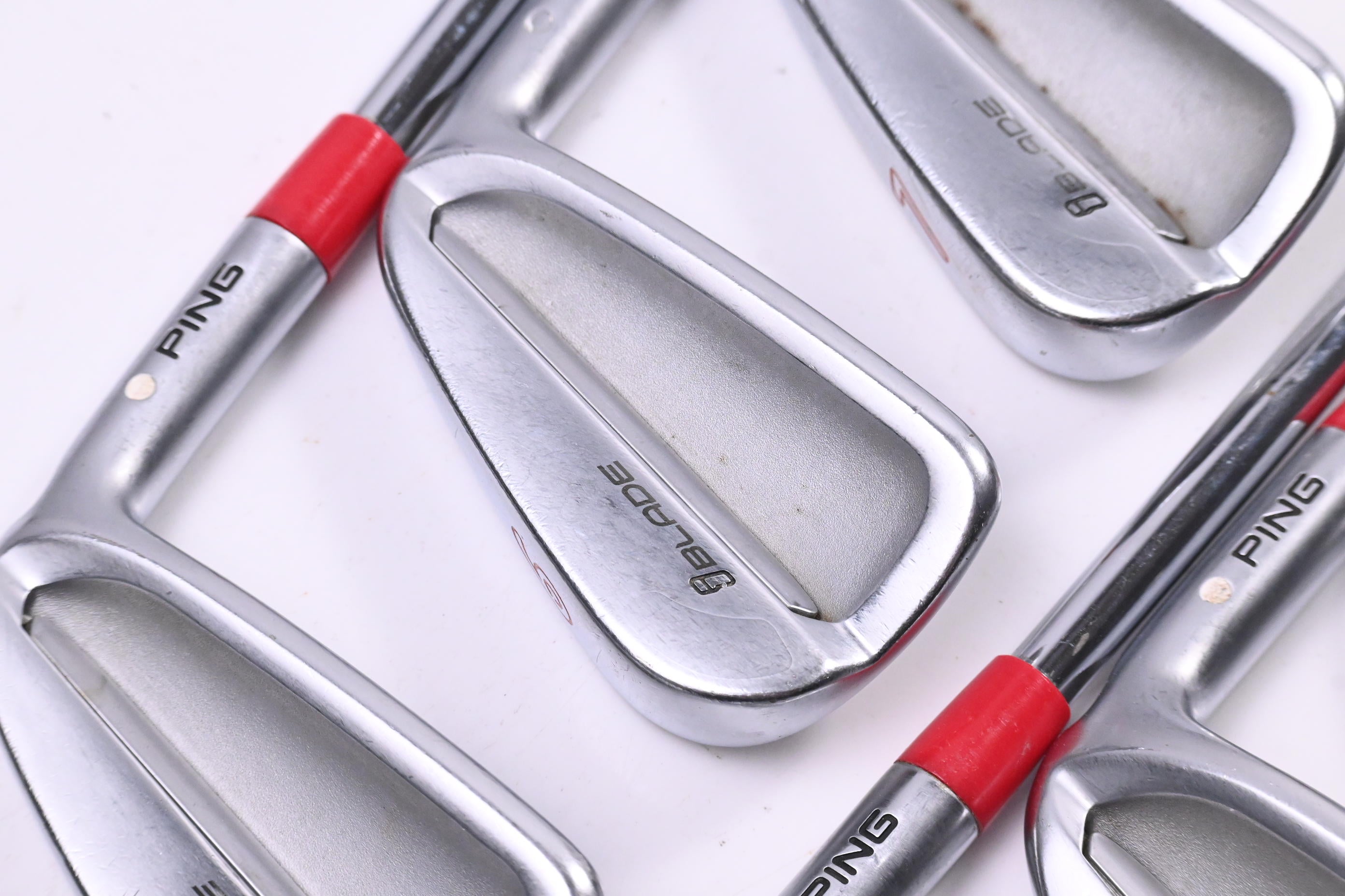Ping iBlade Irons / 5-PW / White Dot / Stiff Flex Ping AWT 2.0 Steel Shafts