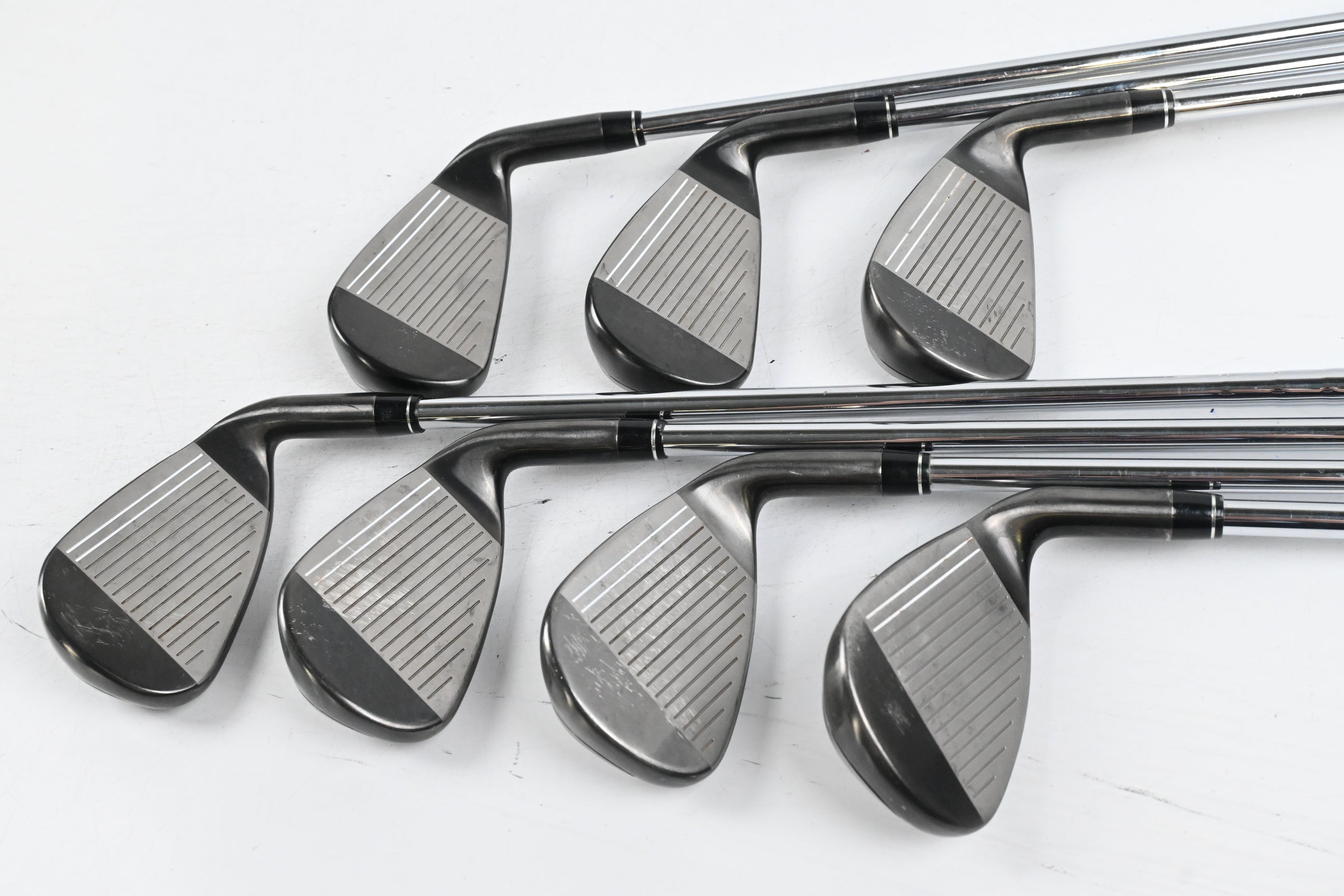 Left Hand Callaway Big Bertha 2015 Irons / 5-PW+SW / Regular Flex XP 95 Shafts