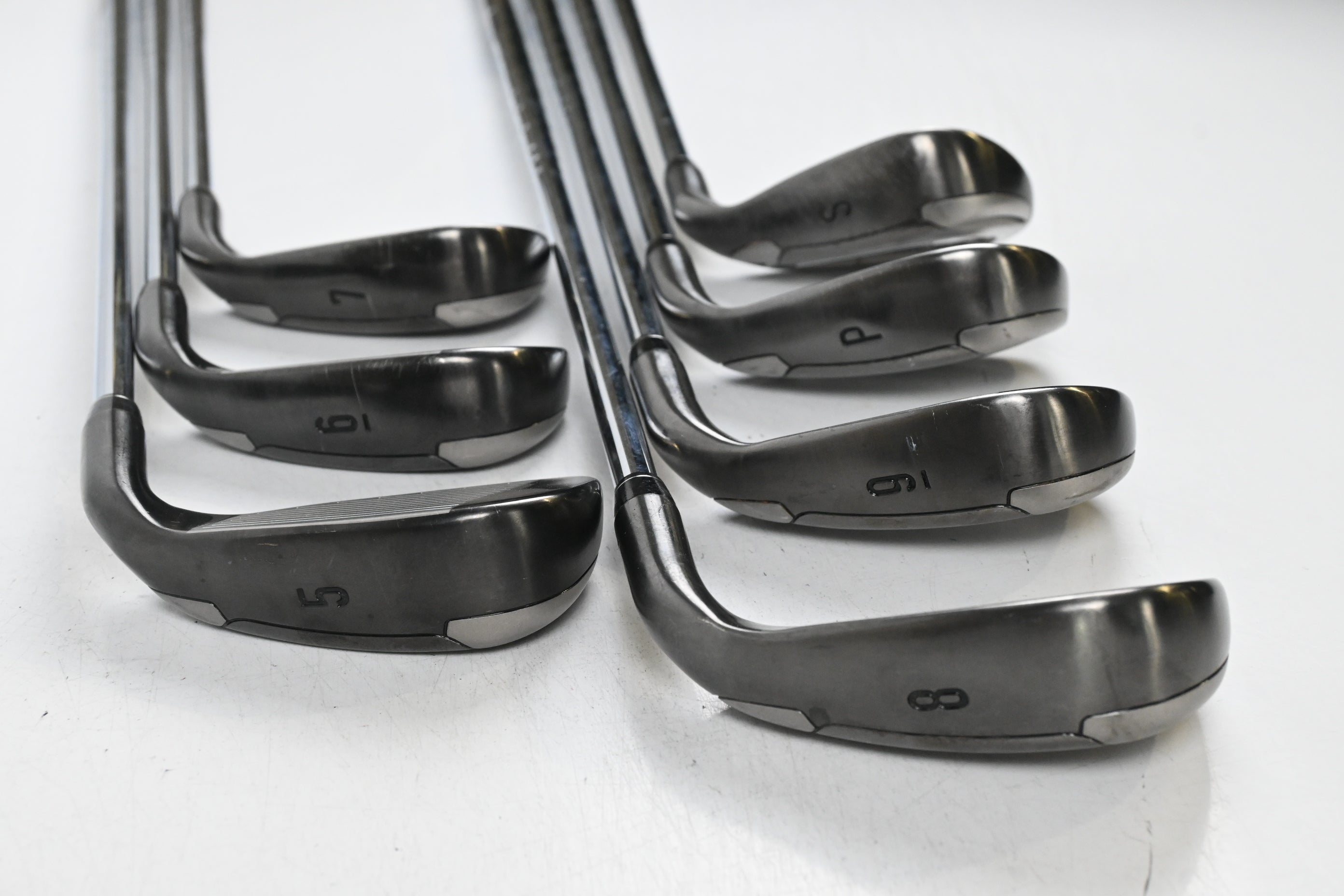 Left Hand Callaway Big Bertha 2015 Irons / 5-PW+SW / Regular Flex XP 95 Shafts