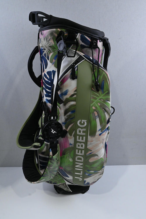 J.Lindeberg Play Print Stand Bag / 6-Way / Green, White