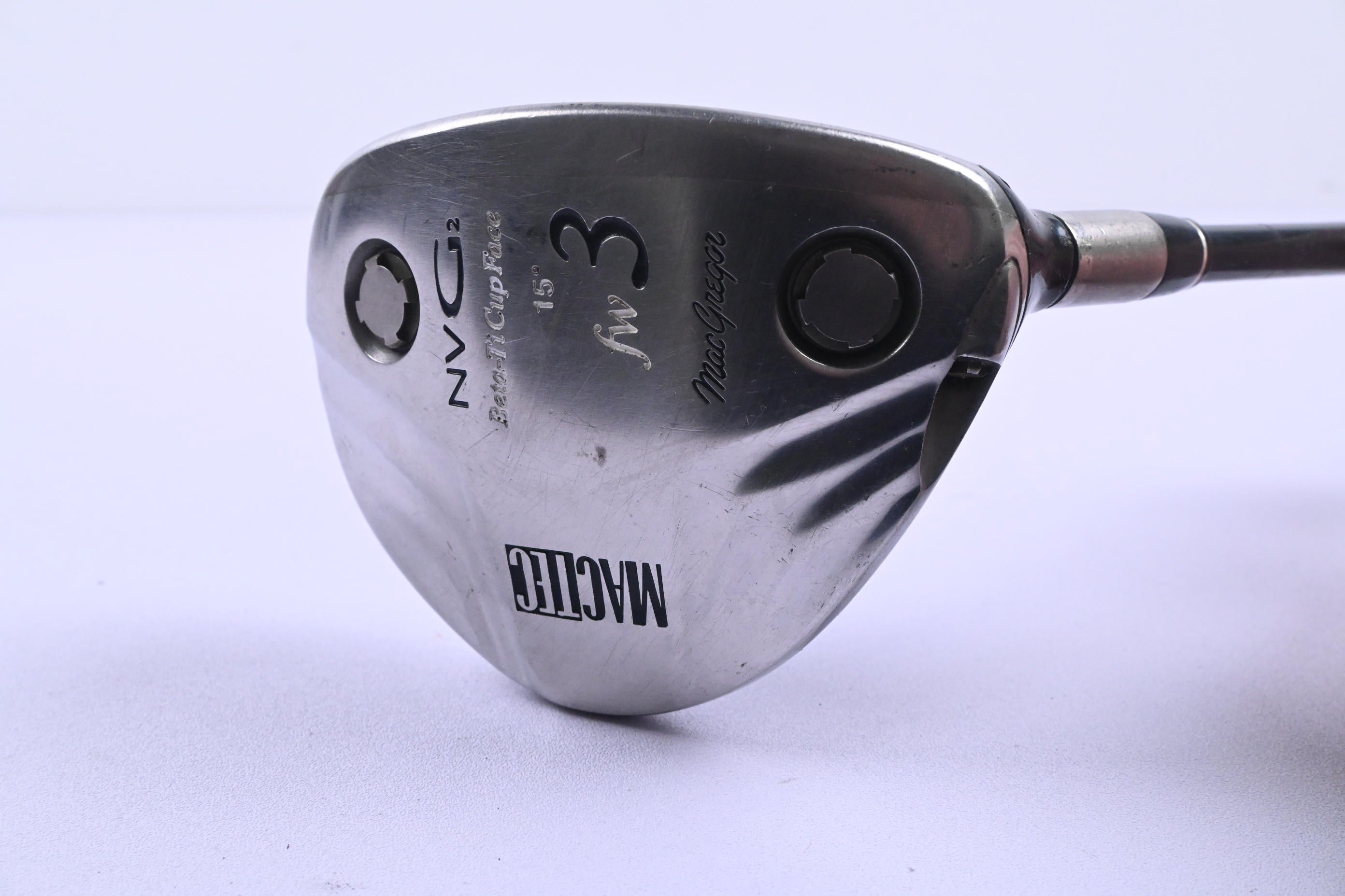 MacGregor MacTec NVG2 #3 Wood / 15 Degree / Regular Flex Fujikura 52 Shaft