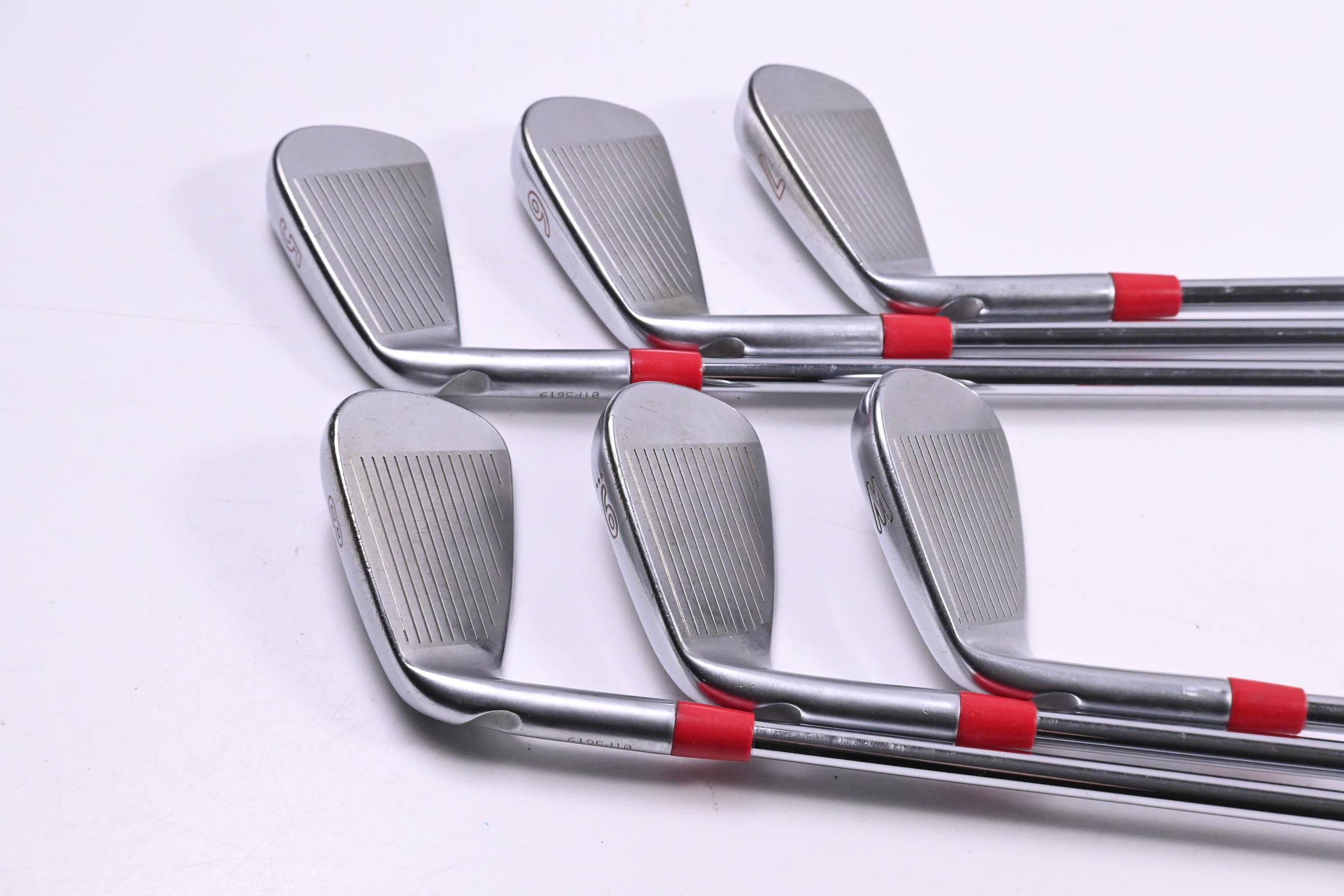 Ping iBlade Irons / 5-PW / White Dot / Stiff Flex Ping AWT 2.0 Steel Shafts