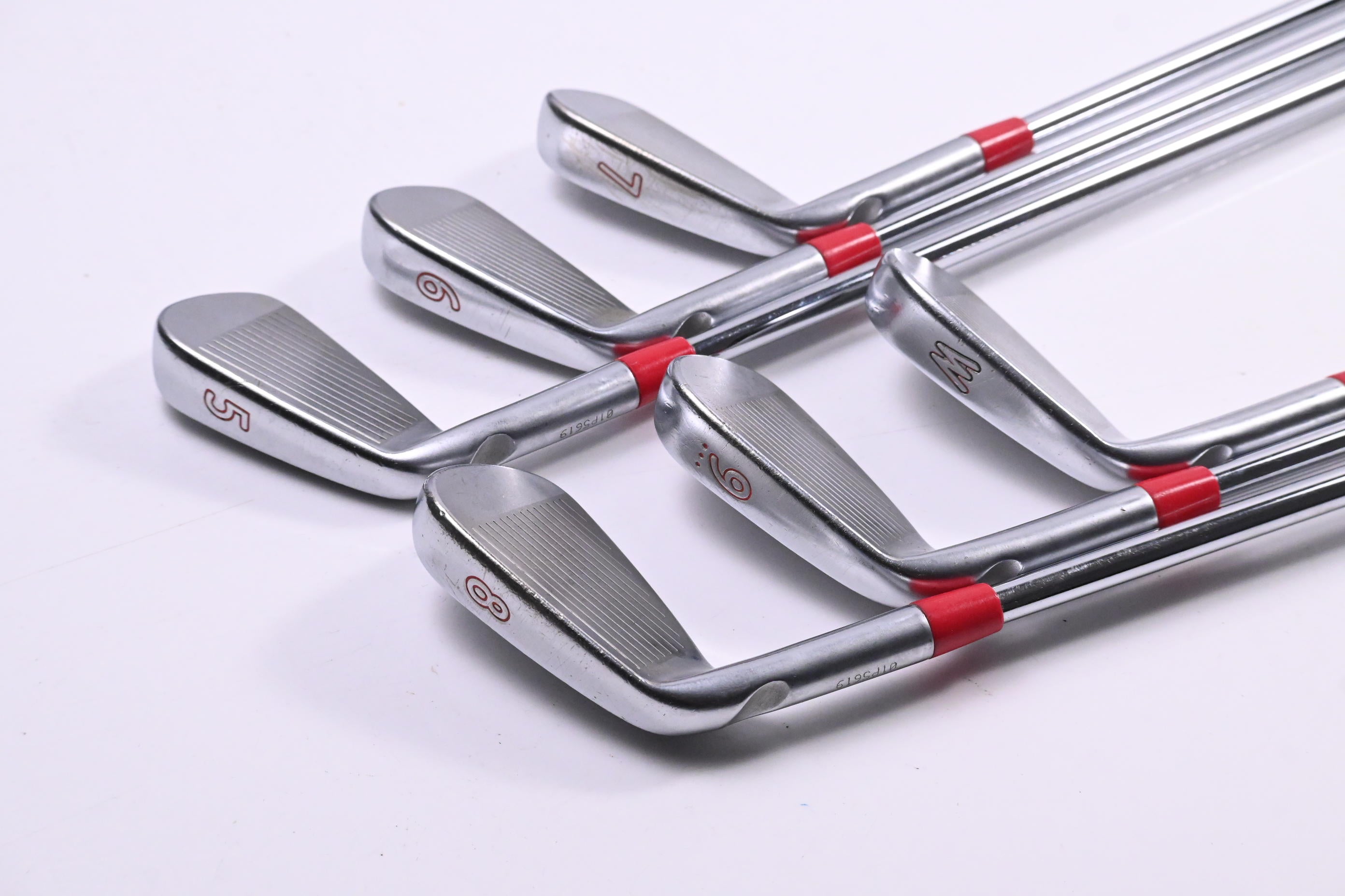 Ping iBlade Irons / 5-PW / White Dot / Stiff Flex Ping AWT 2.0 Steel Shafts