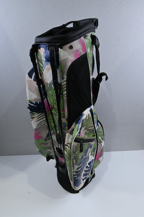 J.Lindeberg Play Print Stand Bag / 6-Way / Green, White