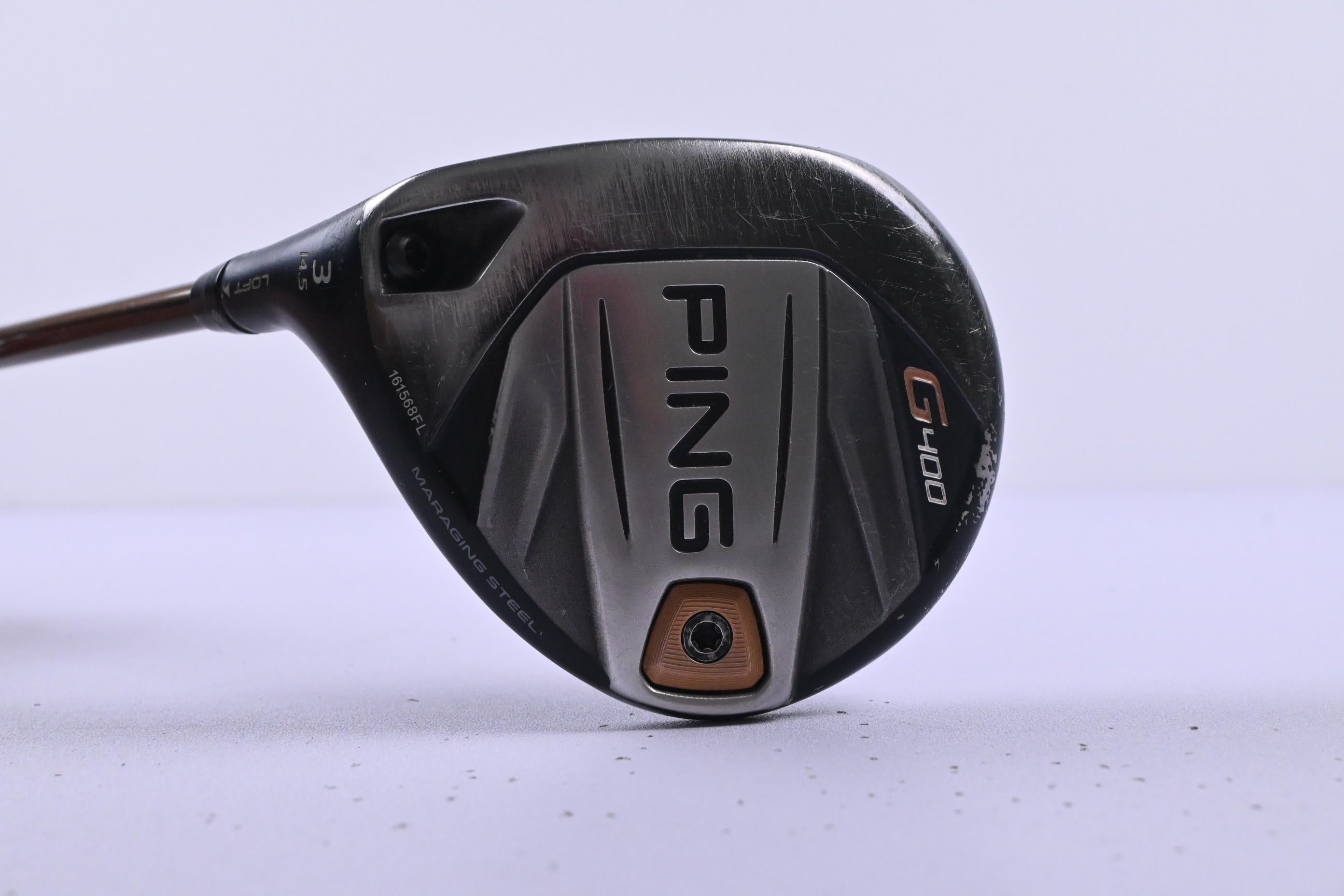 Left Hand Ping G400 #3 Wood / 14.5 Degree / Regular Flex Ping Alta CB 65 Shaft