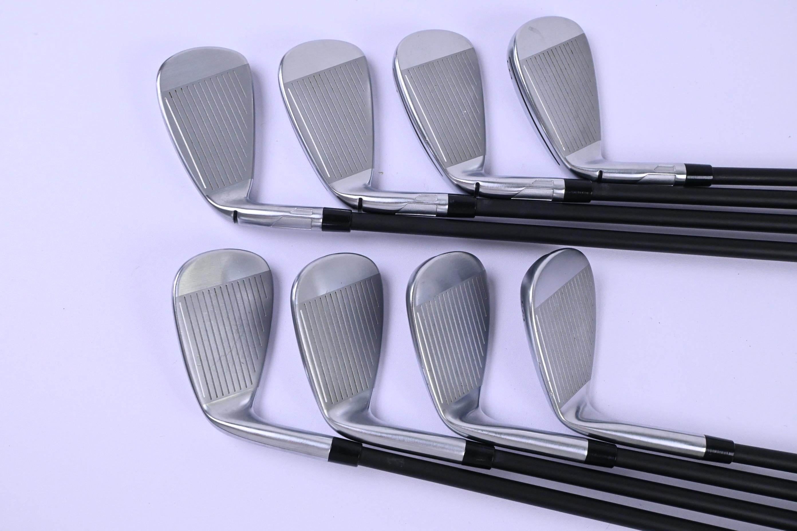 Taylormade Qi Max Irons / 5-PW+GW+SW / Stiff Flex KBS REAX 75 Shafts
