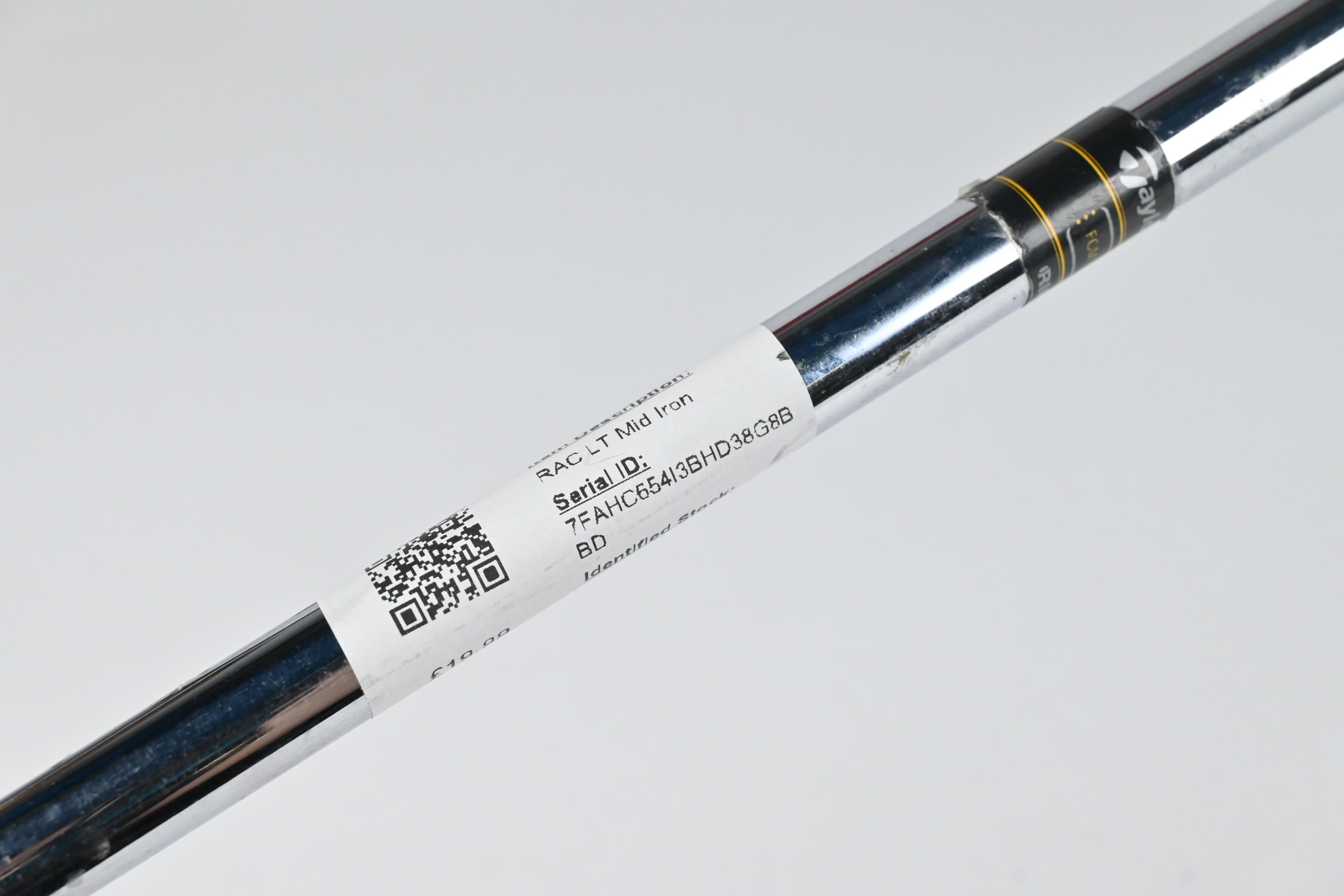 Taylormade RAC LT #6 Iron / Stiff Flex Rifle FCM 5.0 Steel Shaft