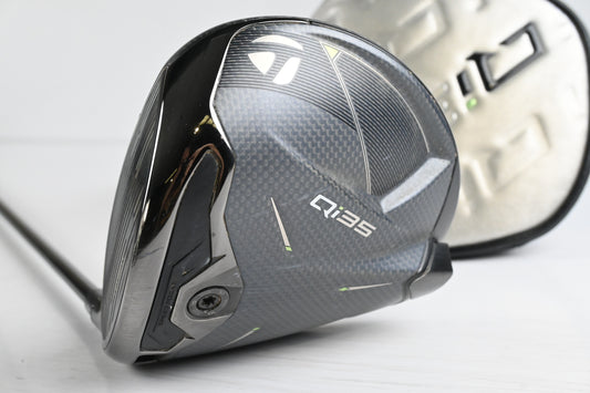 Left Hand Taylormade Qi35 Driver / 10.5 Degree / Regular Flex Ventus TR Blue 5