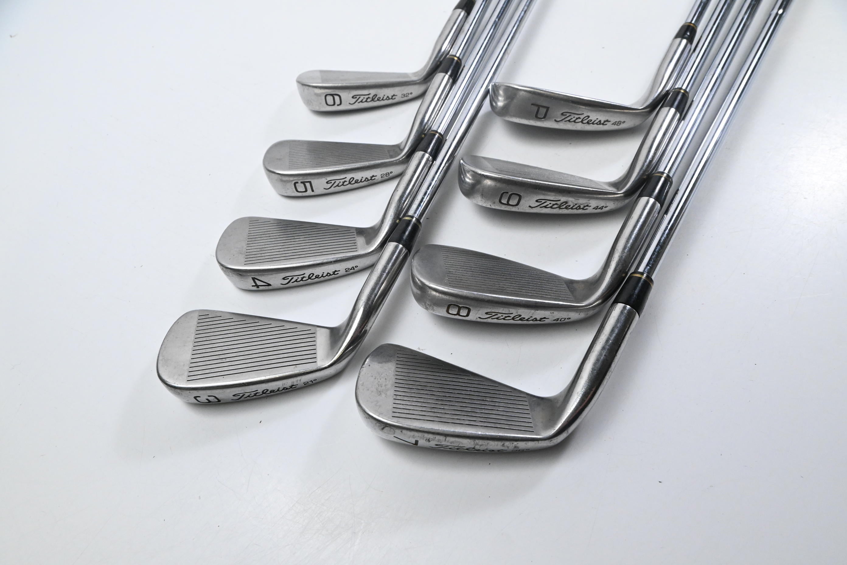Titleist DCI Gold Irons / 3-PW / Regular Flex Titleist MS-20 Shafts
