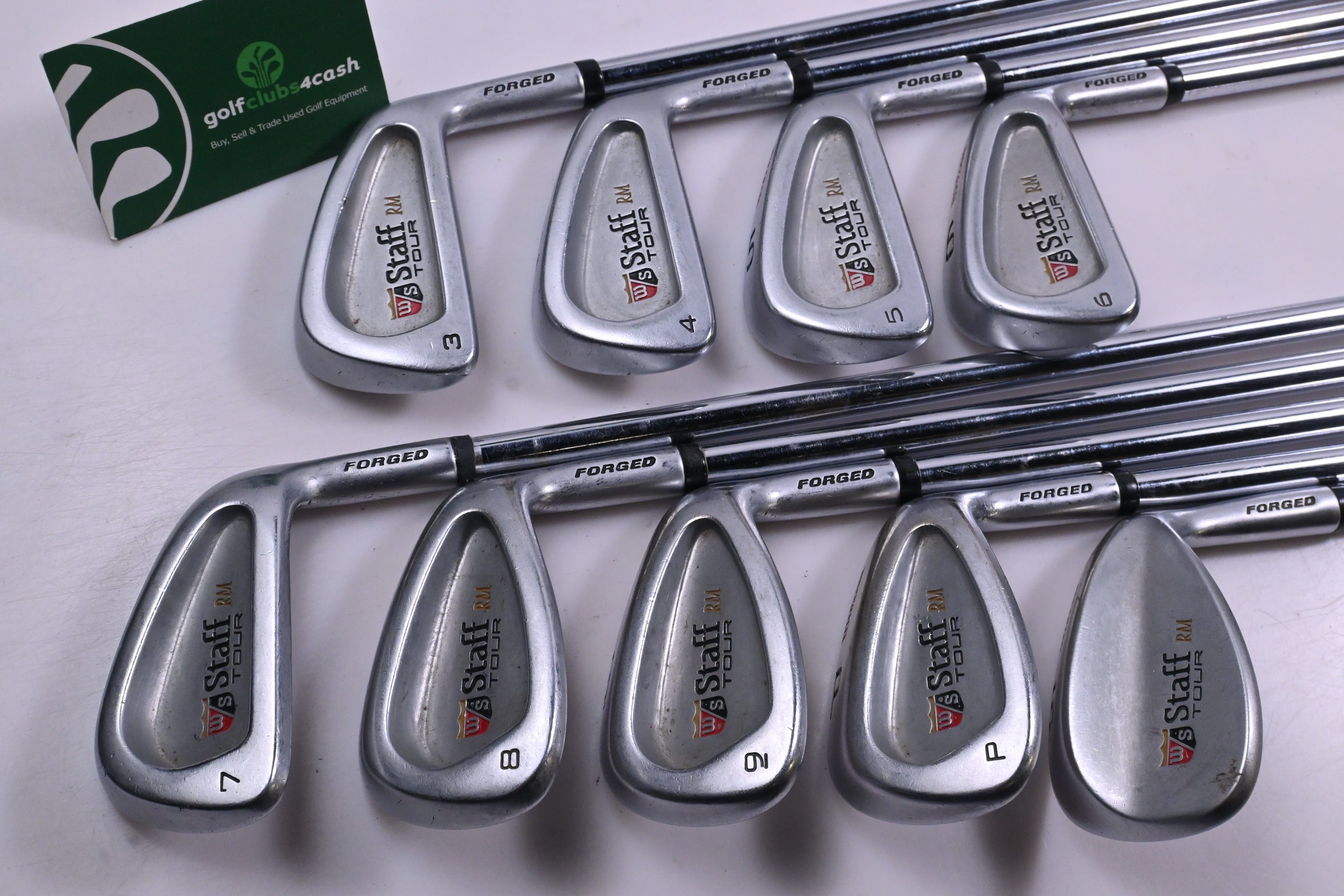 Wilson RM Forged Irons / 3-PW+SW / Stiff Flex Steel Shafts