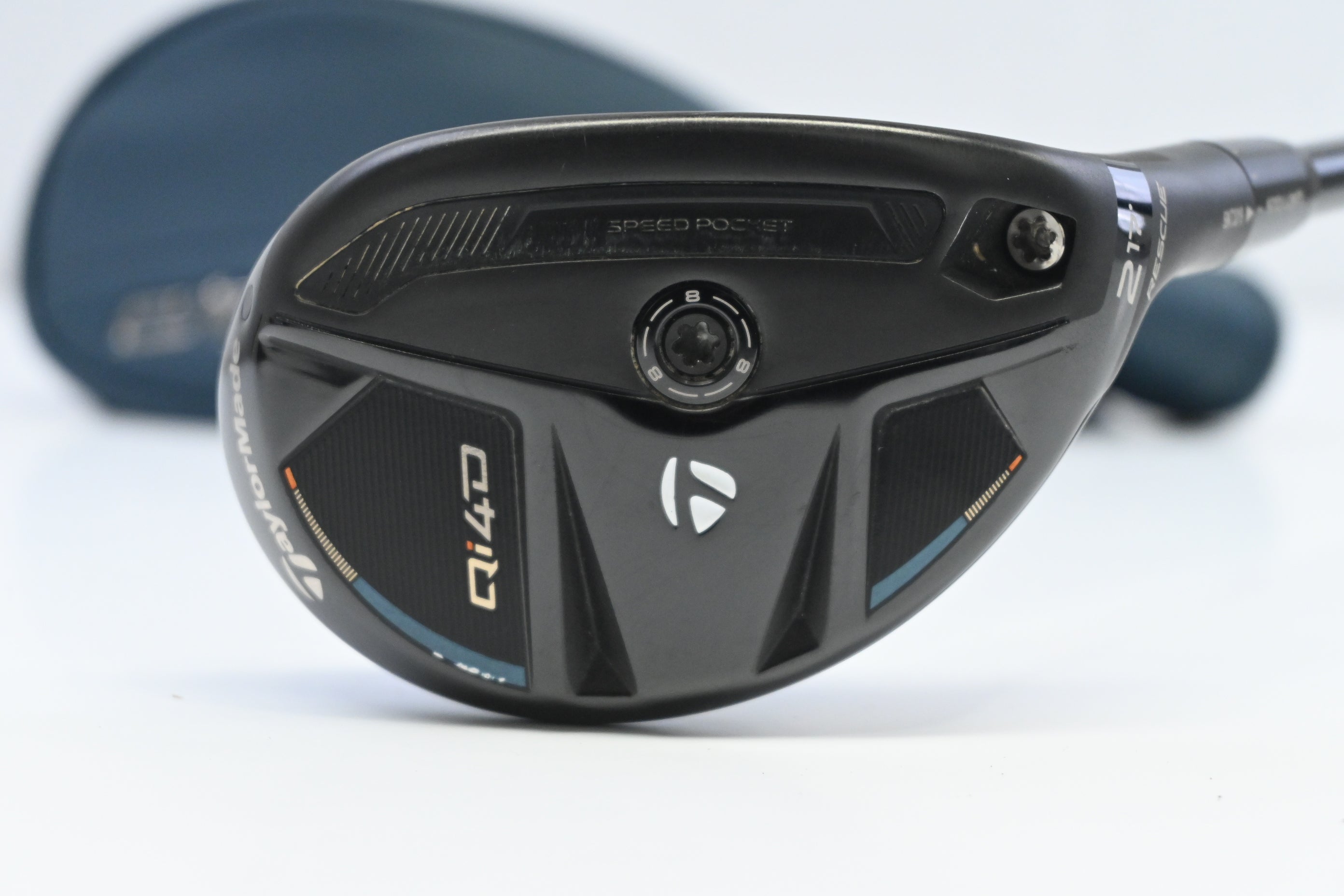 Taylormade Qi4D #2 Hybrid / 17 Degree / Stiff Flex HZRDUS Gen4 Black 80 Shaft