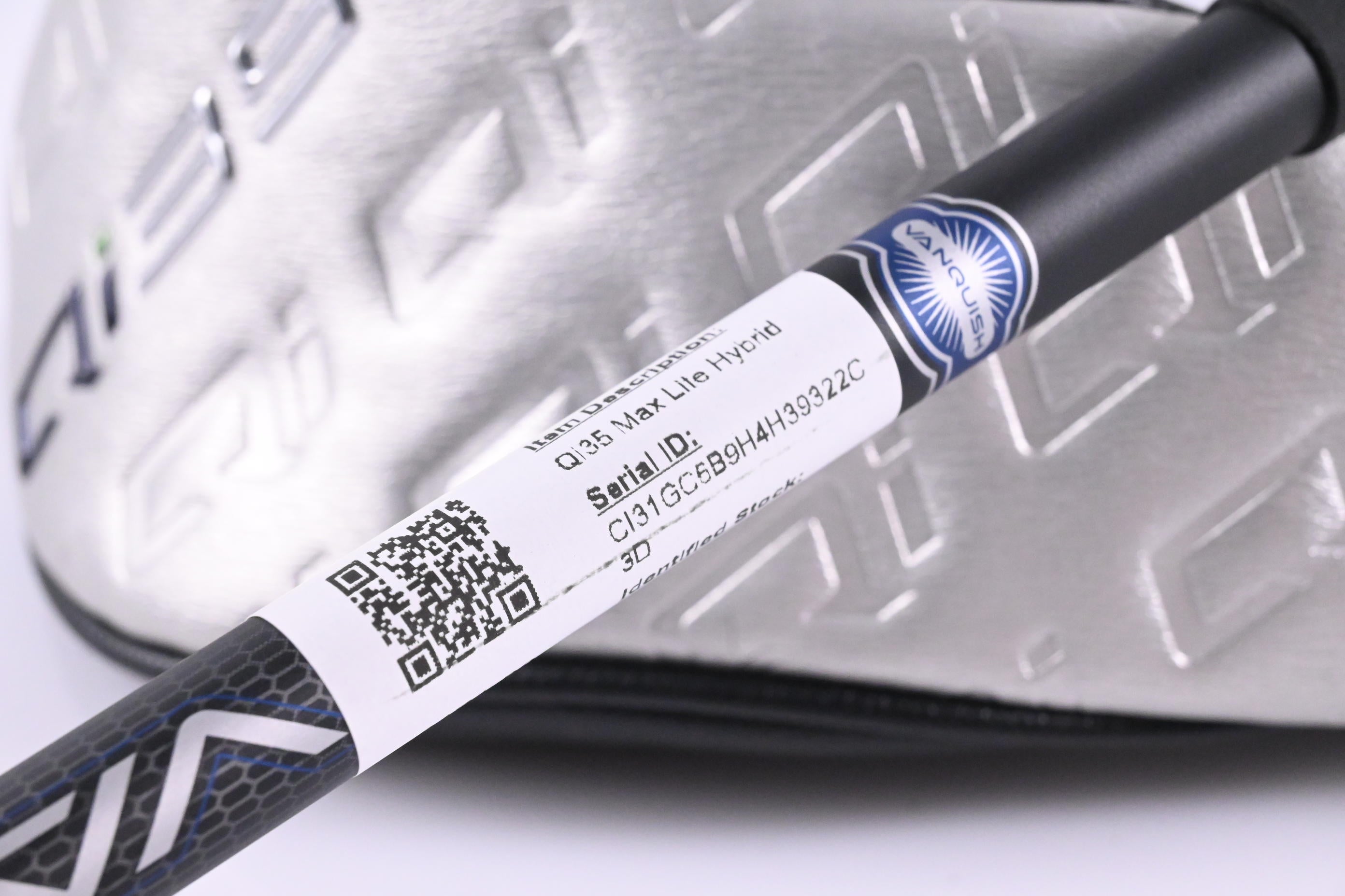 Taylormade Qi35 Max Lite #5 Hybrid / 27 Degree / Senior Flex Vanquish 5 Shaft