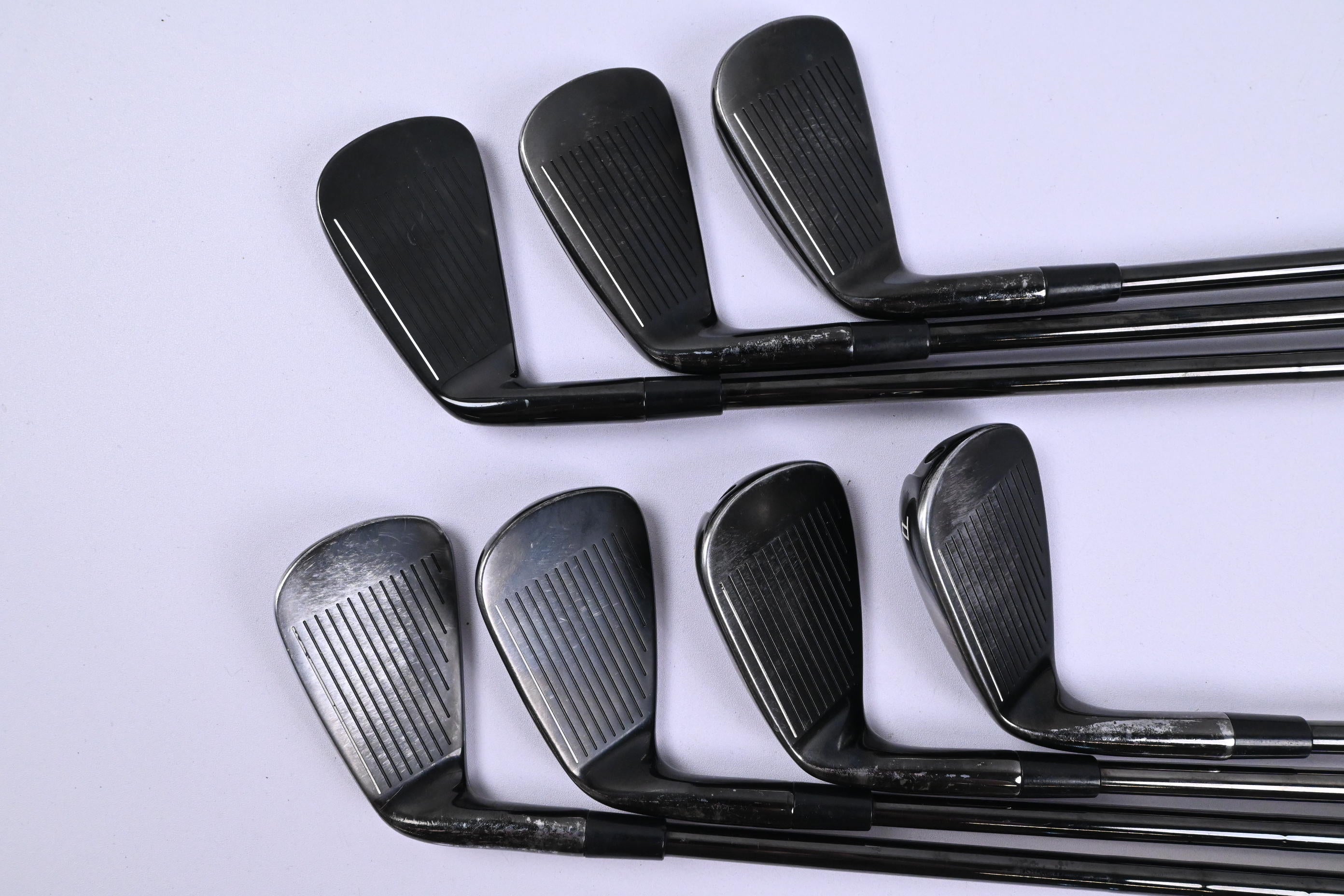 Taylormade P790 Phantom Black Irons / 4-PW / Stiff Flex KBS Tour Lite Shafts