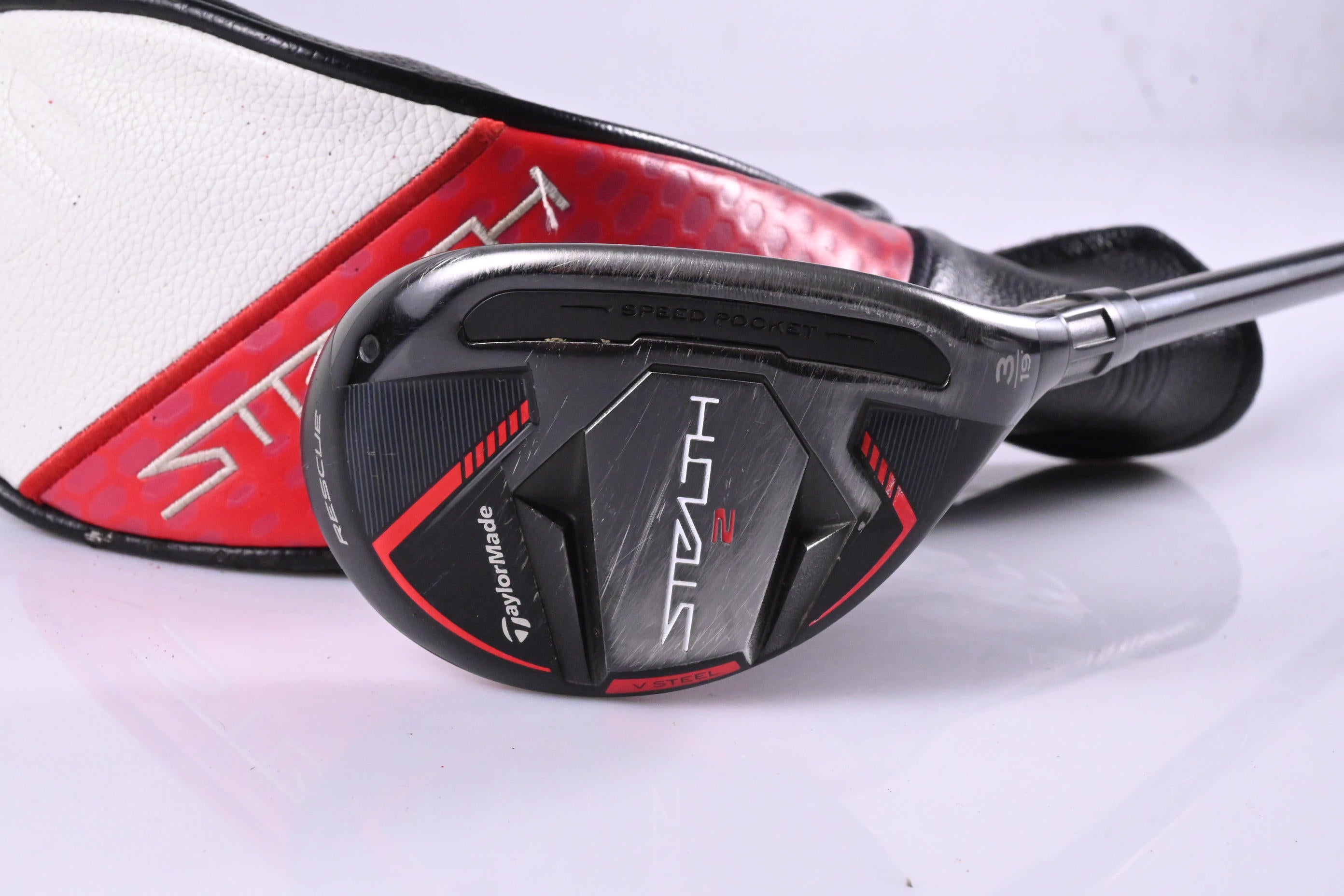 Taylormade Stealth 2 #3 Hybrid / 19 Degree / Stiff Flex Fujikura Ventus TR Red 7