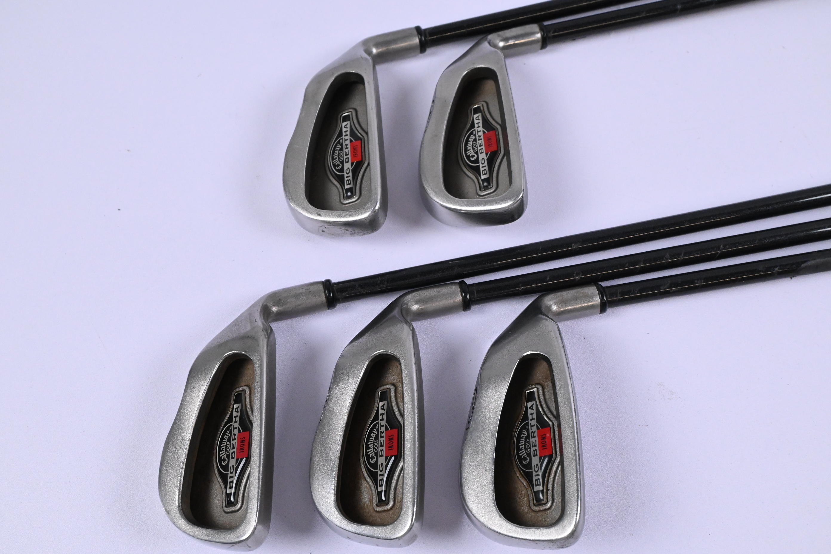 Callaway Big Bertha 1996 Irons / 5-9i / Regular Flex Callaway RCH 96 Shafts