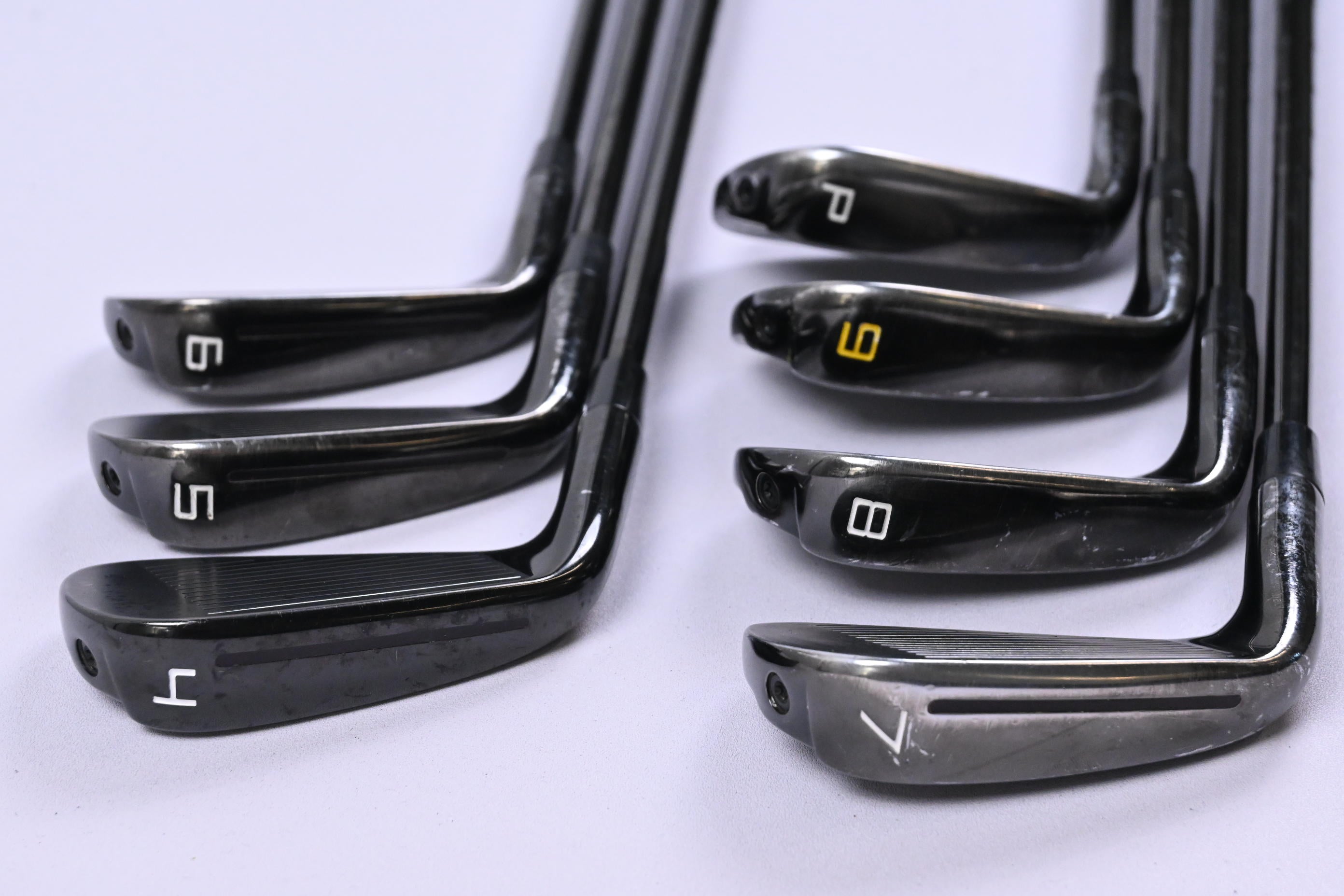 Taylormade P790 Phantom Black Irons / 4-PW / Stiff Flex KBS Tour Lite Shafts